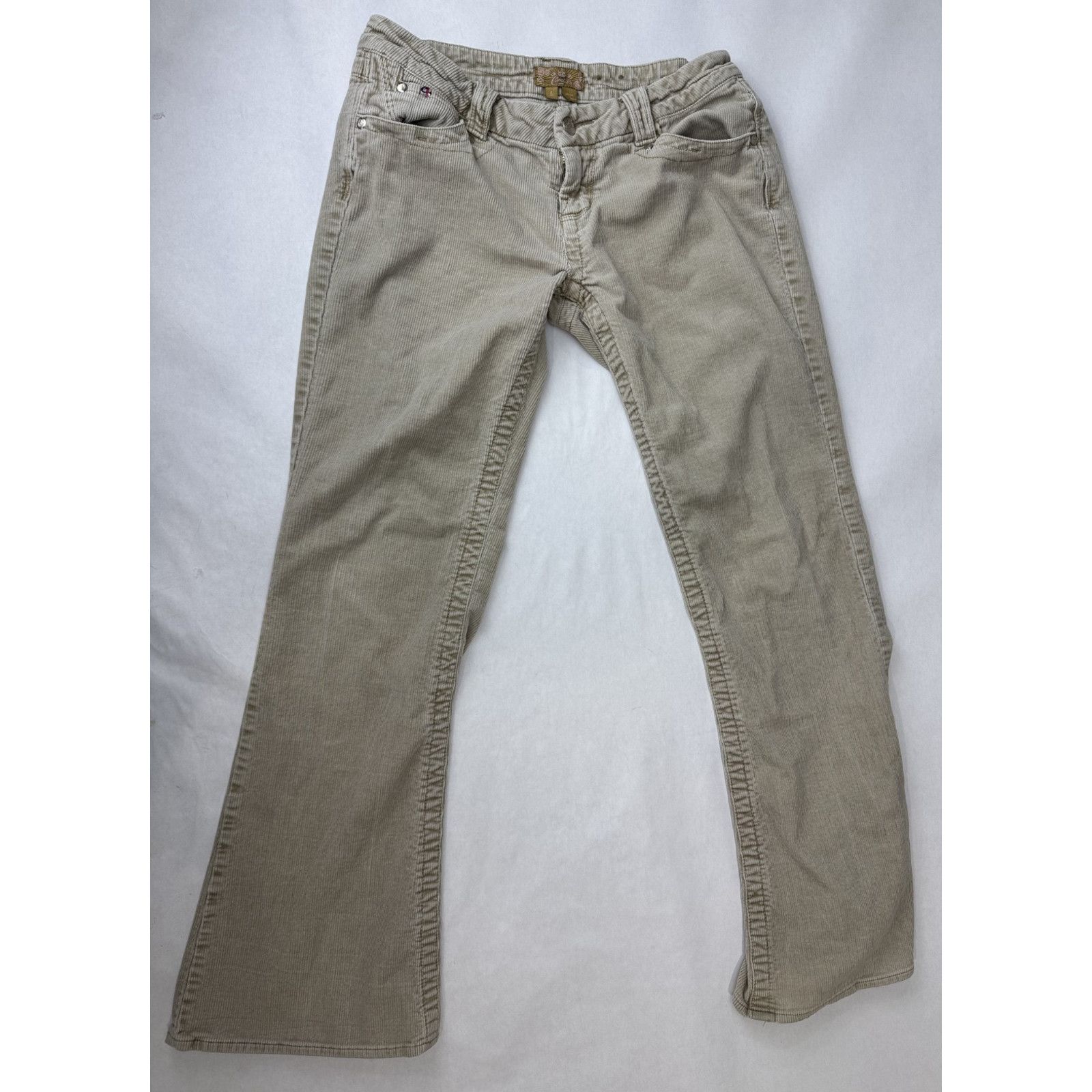 Other Vintage Y2K Low Rise Corduroy Flare Pants Candie's Grunge 5 Size 28" / US 6 / IT 42 - 1 Thumbnail