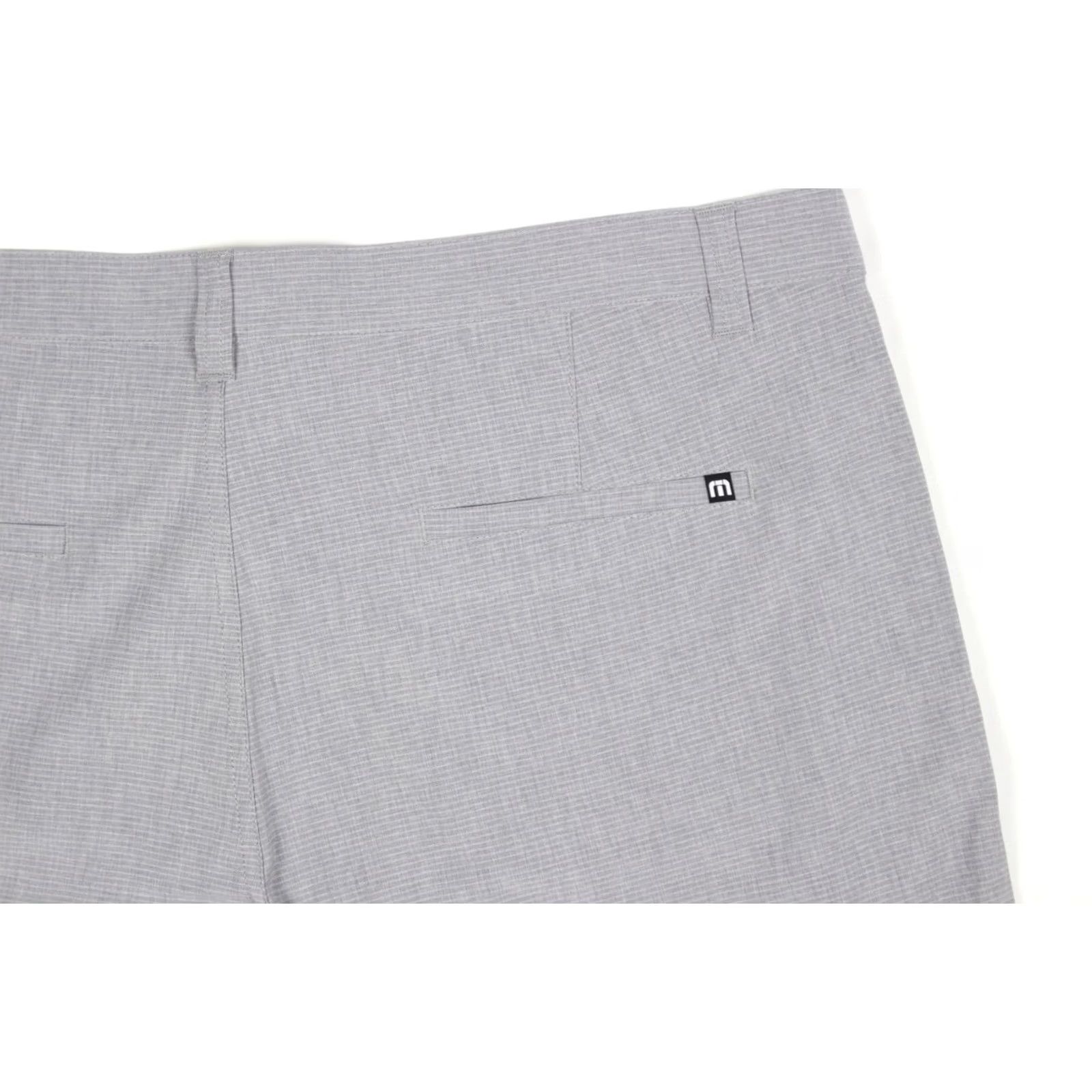 TravisMathew Travis Mathew Men's Sand Harbor Golf Shorts 40 Heather Sleet Micro Stripe 1MW397 Size US 40 / EU 56 - 3 Thumbnail