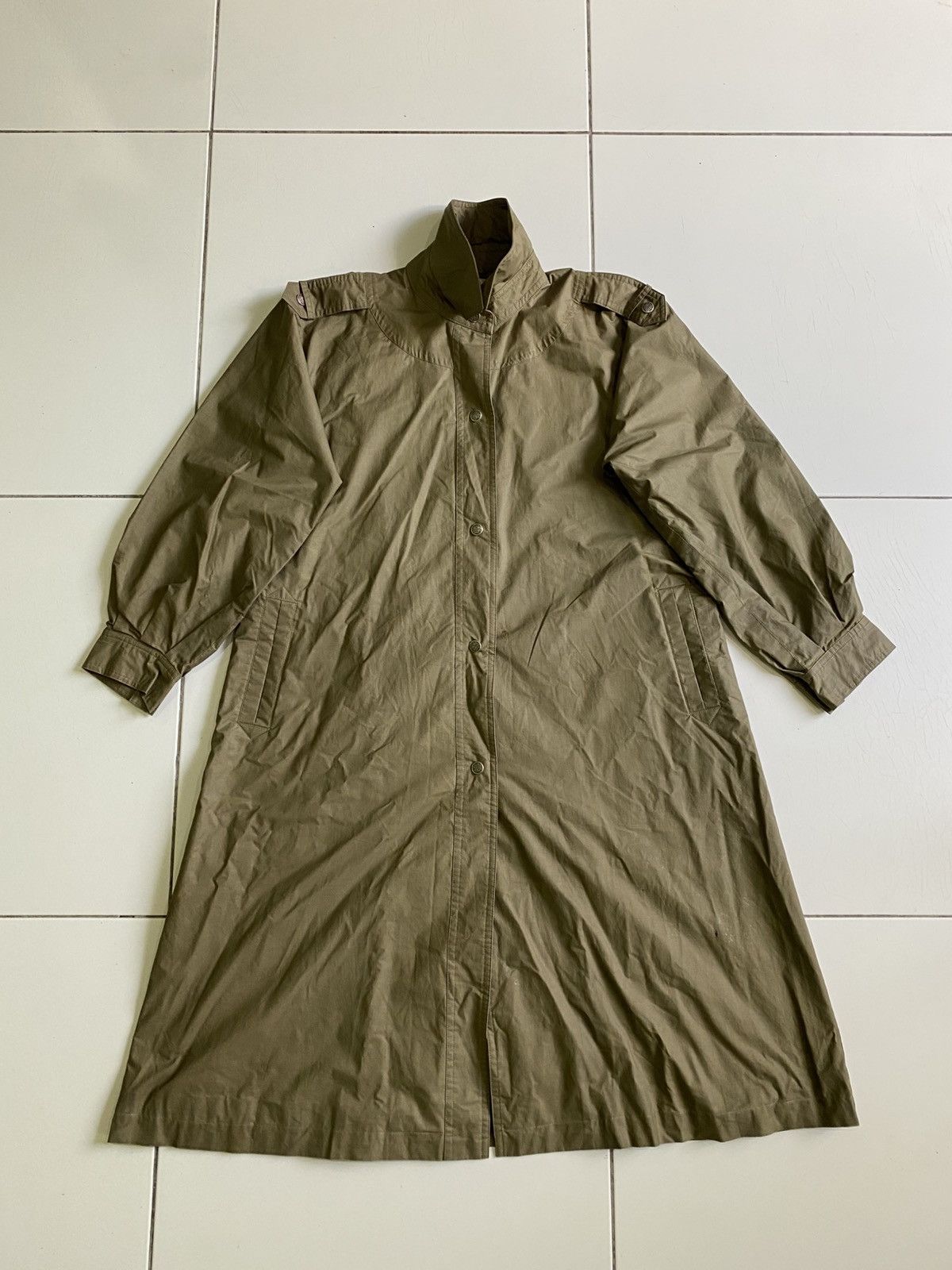 Yves Saint Laurent Vintage 80s Yves Saint Laurent Linen Long Men Jacket Size US M / EU 48-50 / 2 - 1 Thumbnail