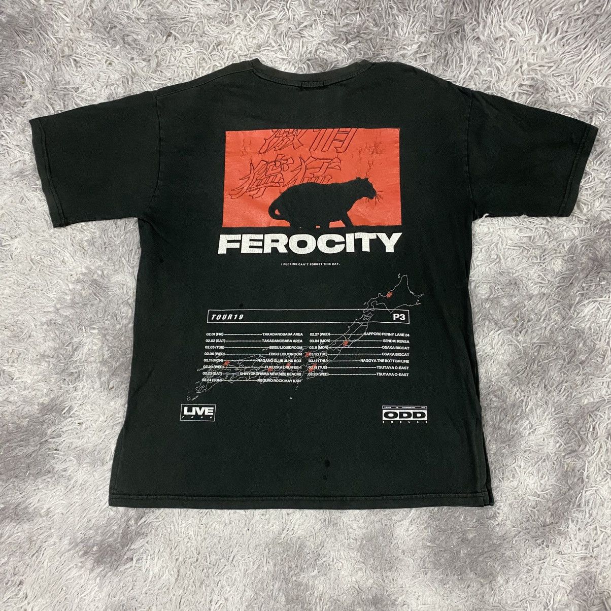 Japanese Brand the GazettE ガゼット FEROCITY激情は獰猛 Tシャツ japan band Size US XL / EU 56 / 4 - 2 Thumbnail