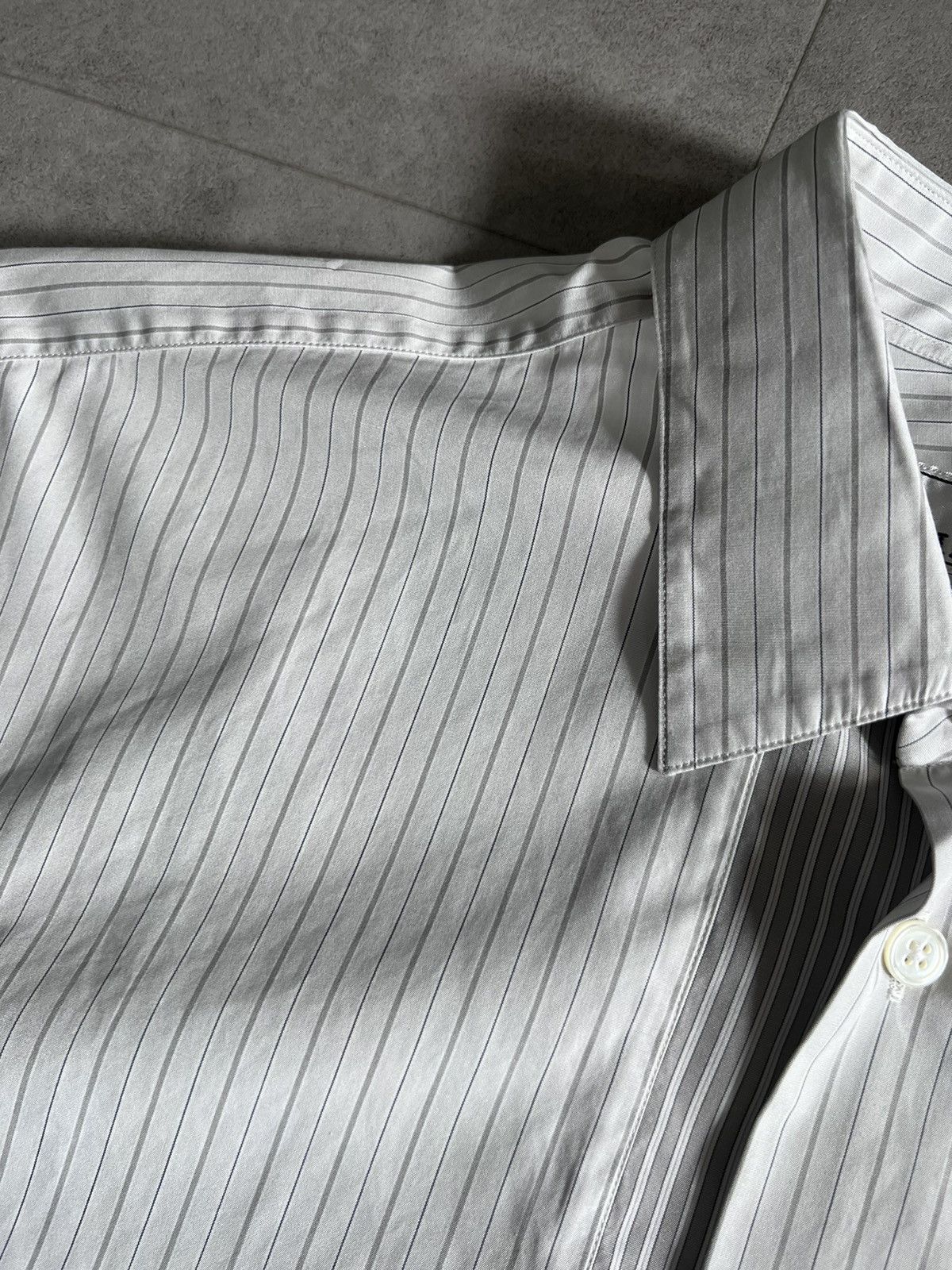 Hermes Hermes Double Layered Stripe Shirt Size US M / EU 48-50 / 2 - 6 Thumbnail