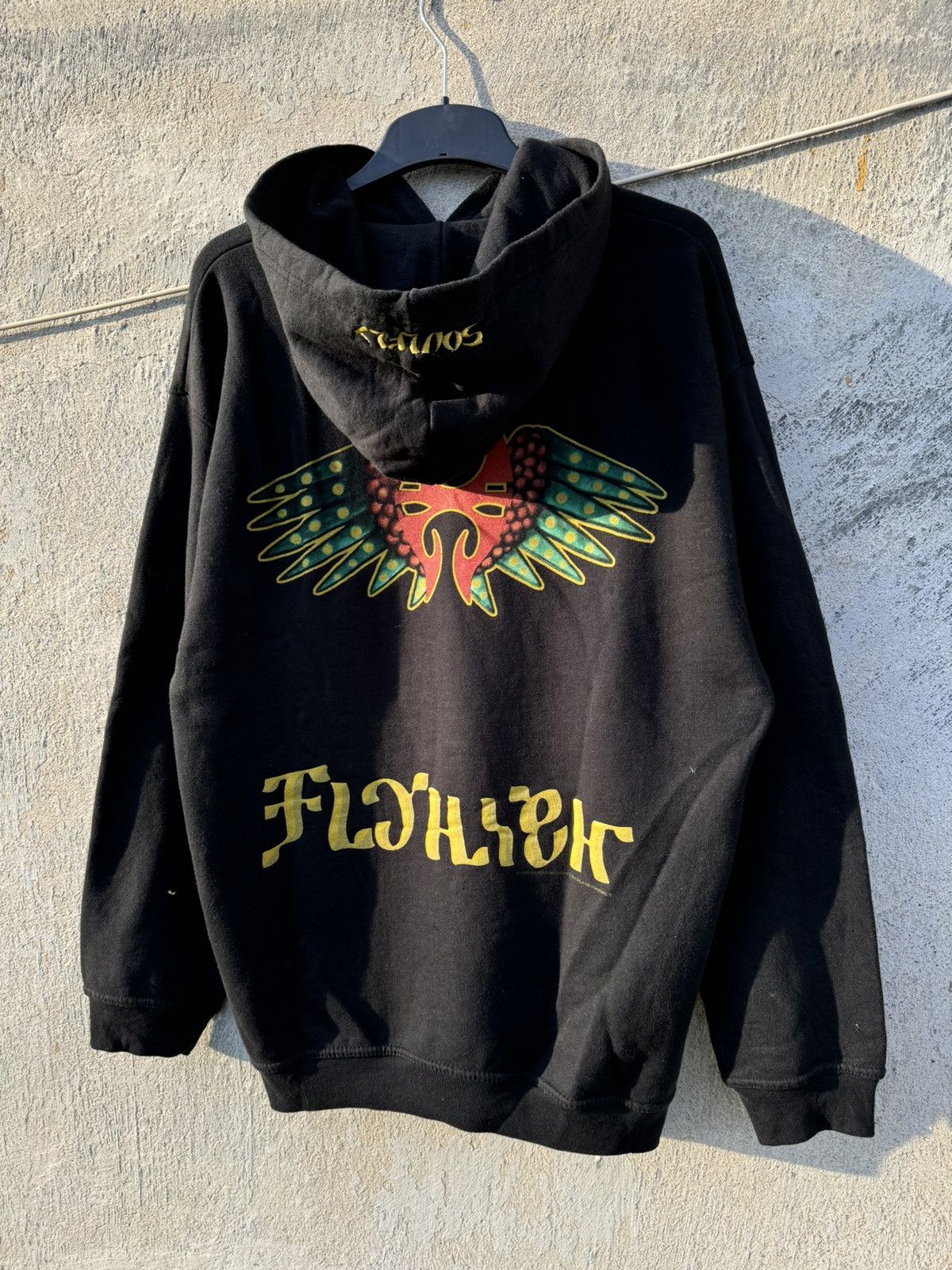 Band Tees × Vintage 2000 Vintage Soulfly Flyhigh Trash Metal Band Hoodie RARE Size US L / EU 52-54 / 3 - 3 Thumbnail