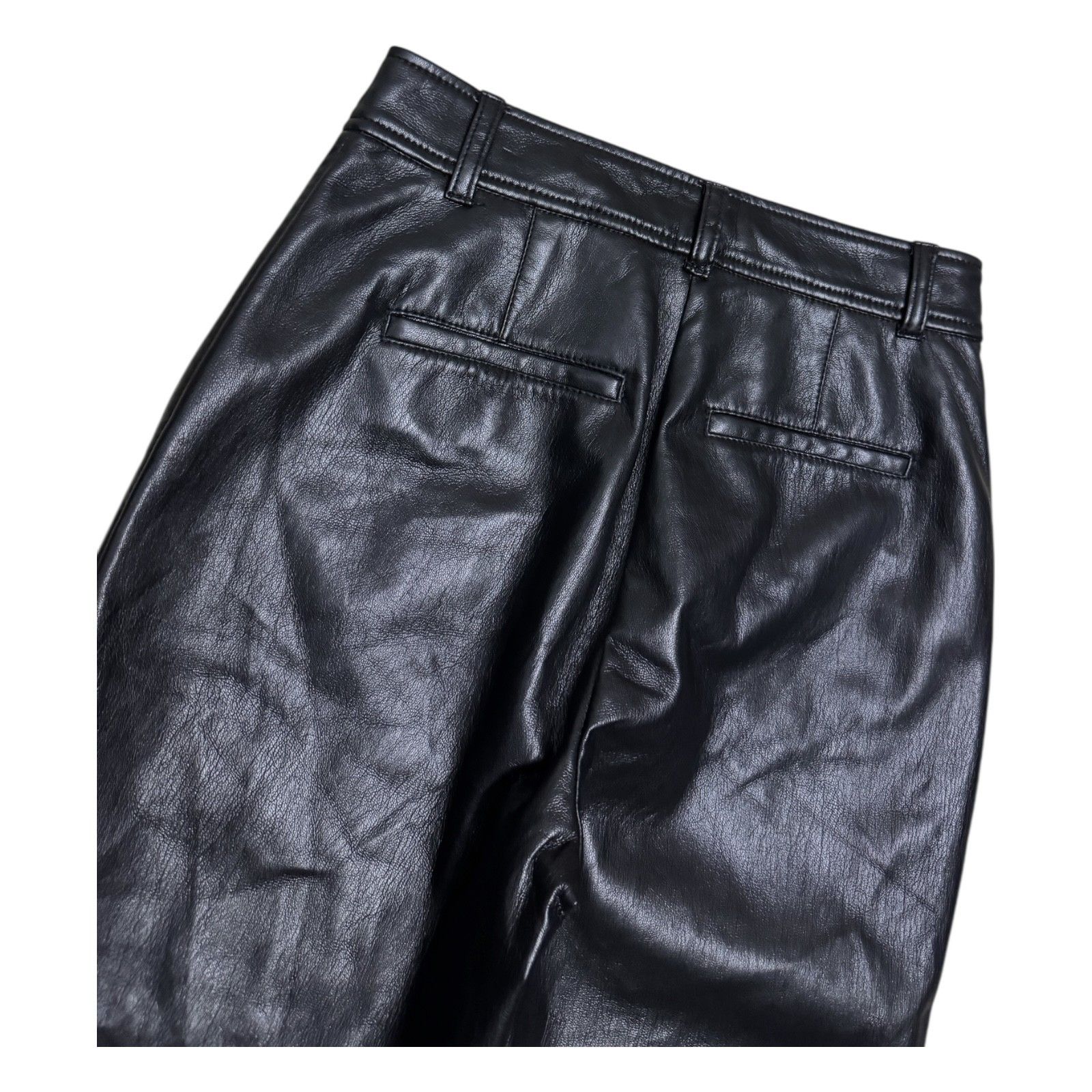 Aritzia BABATON Aritzia Faux Vegan Leather Ankle Business Pants 2 Size 26" / US 2 / IT 38 - 5 Thumbnail