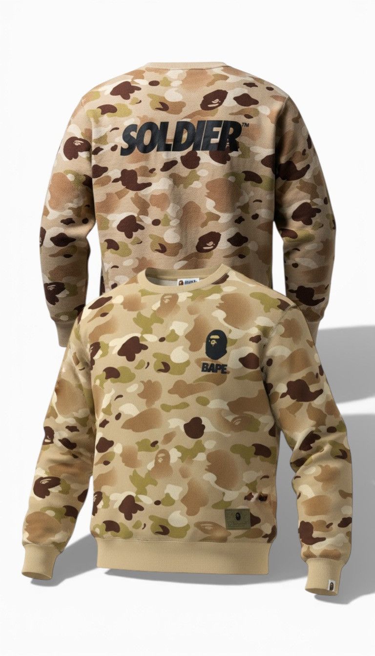 Bape Bathing Ape gradation camo sweatshirt Size US XL / EU 56 / 4 - 3 Thumbnail
