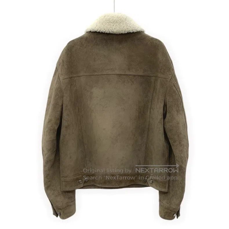 Dior Dior Khaki cowhide lapel single-breasted long-sleeved jack Size US M / EU 48-50 / 2 - 2 Thumbnail