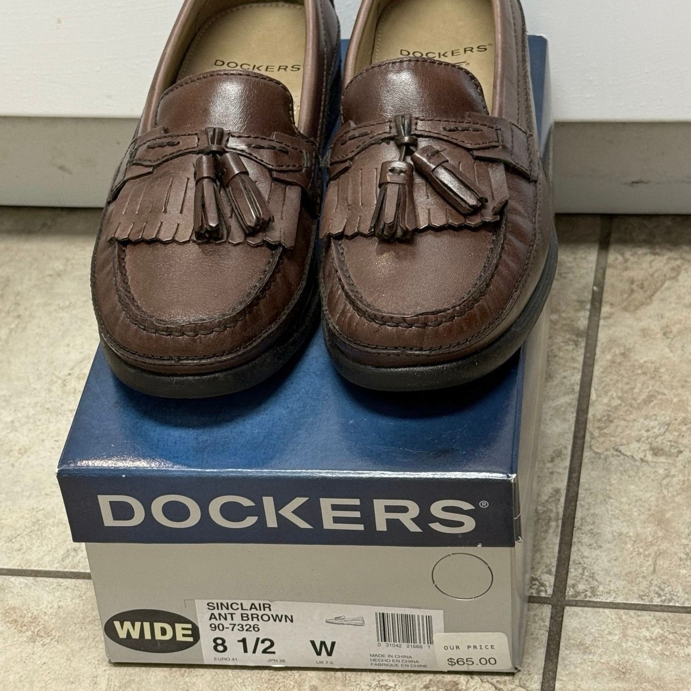 Dockers Dockers Sinclair Antique Brown men’s 8.5 Wide tassel loafers Size US 8.5 / EU 41-42 - 2 Thumbnail