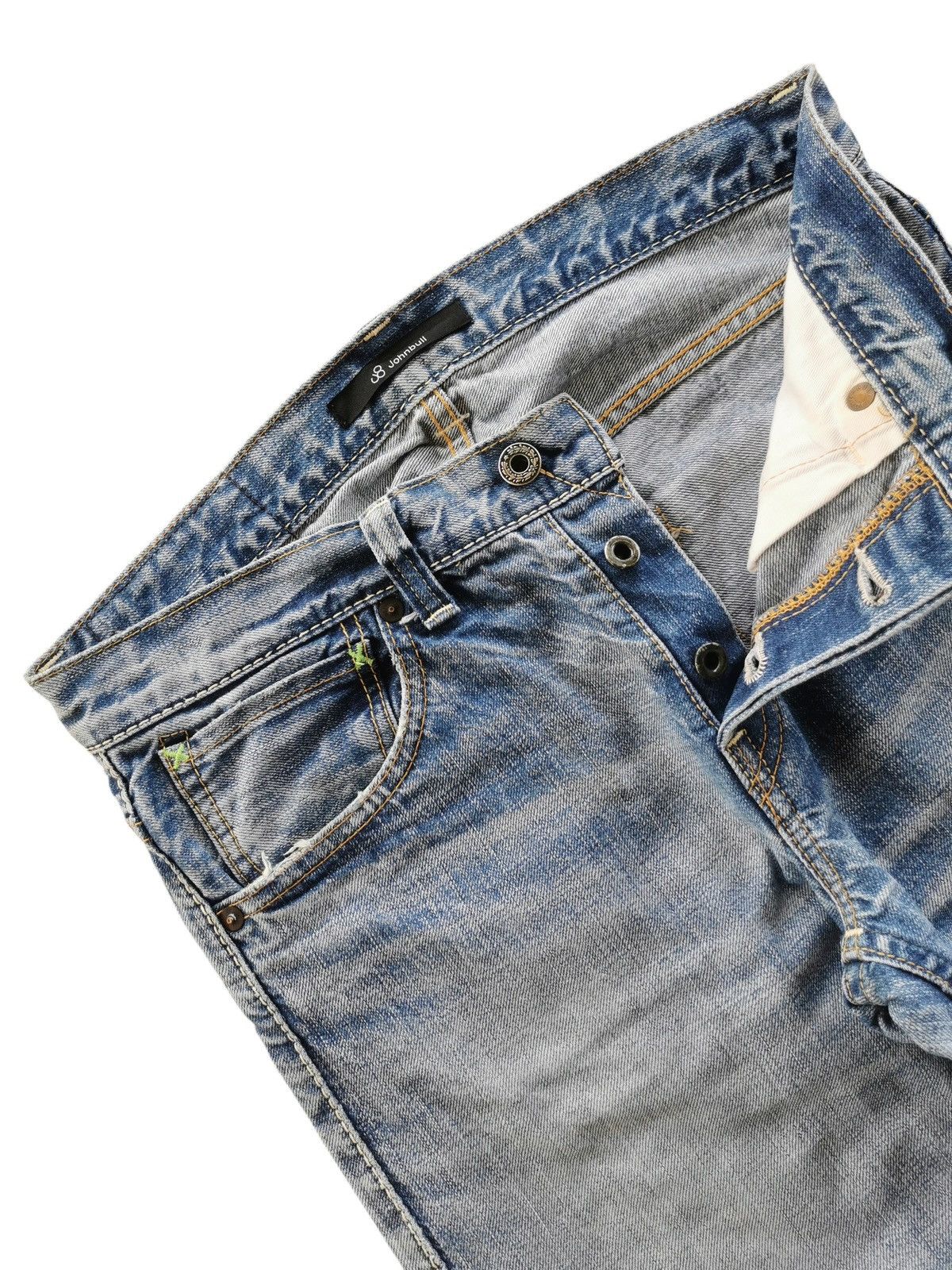 Johnbull Johnbull Selvedge Distressed Jeans Size US 29 - 7 Thumbnail
