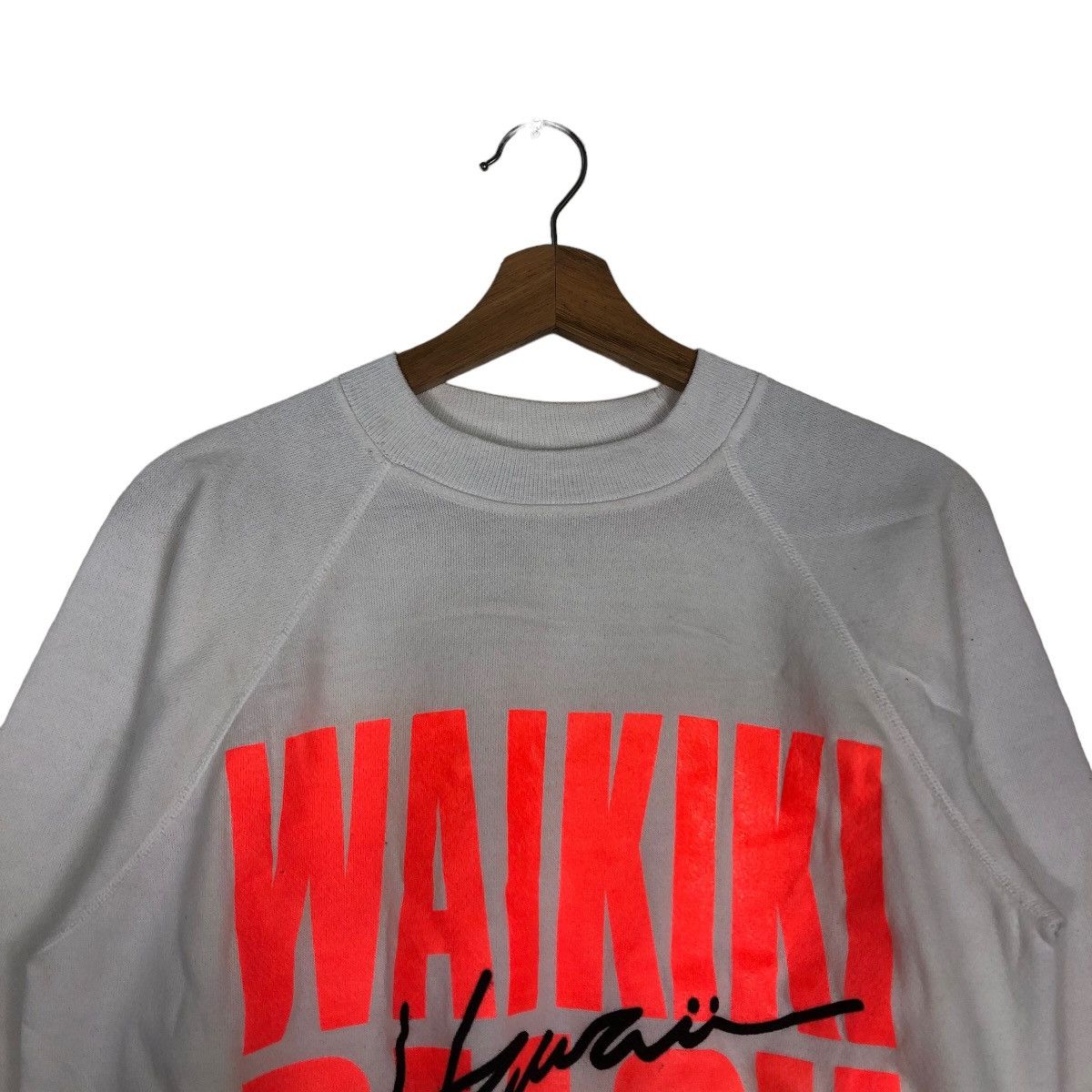 Japanese Brand 🔥90’s Vintage Sweatshirt USA Hanes Hawaii Waikiki Beach Size US L / EU 52-54 / 3 - 3 Thumbnail