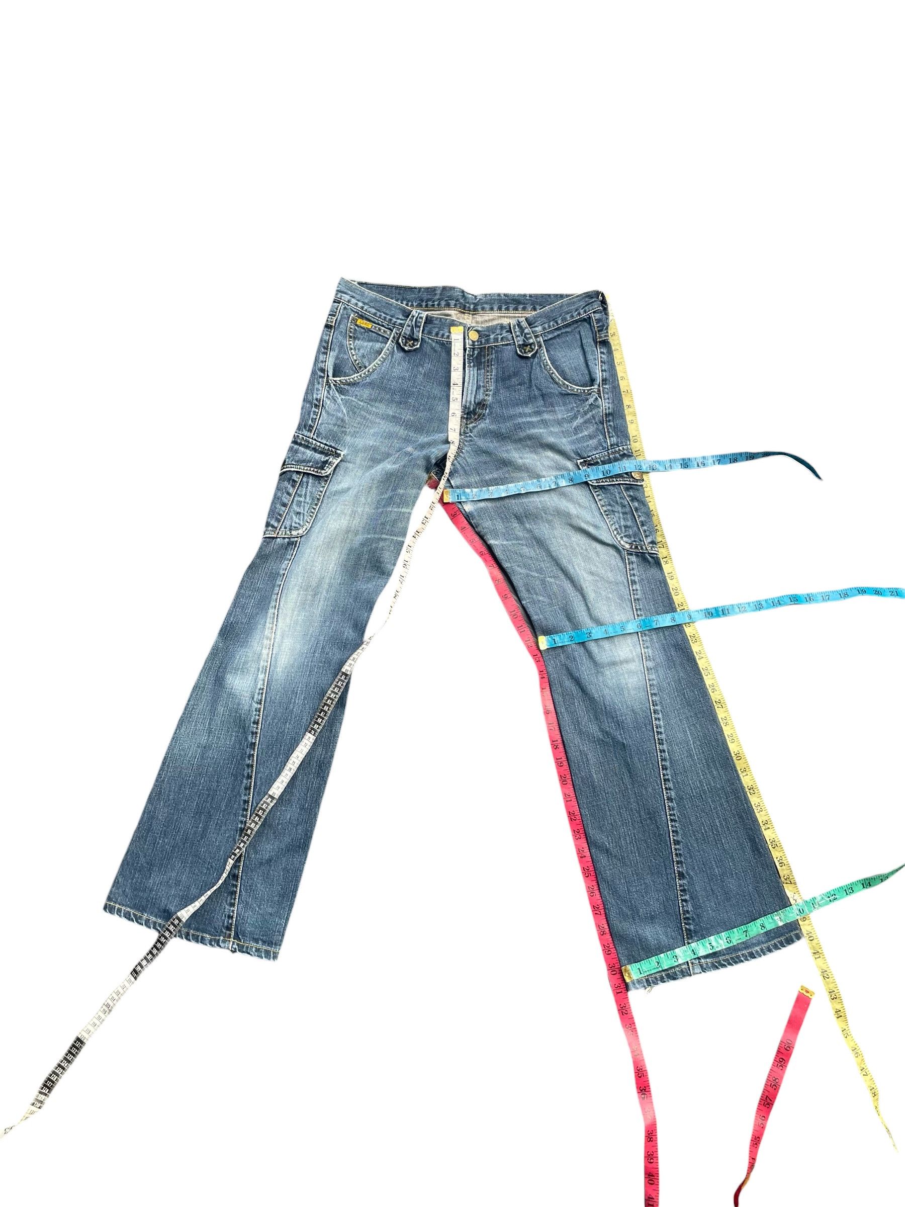 Lee Lee Riders Flare Side Pocket Denim Size US 35 - 17 Thumbnail