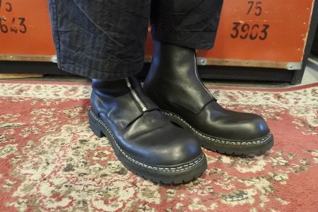 image of Guidi Gr05V Black Big Daddy Horse Leather Boots, Men's (Size 11)