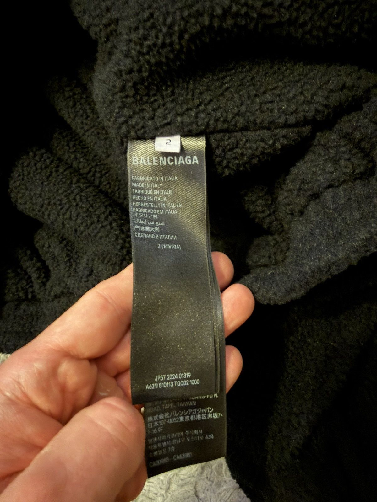 Balenciaga fleece hoodie from skiwear collection Size US L / EU 52-54 / 3 - 3 Thumbnail