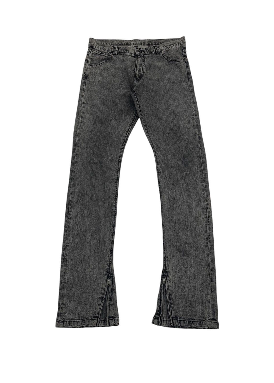BUFFALO BOBS Buffalo Bobs Japan Faded Black Flare Jeans Size US 33 - 2 Thumbnail