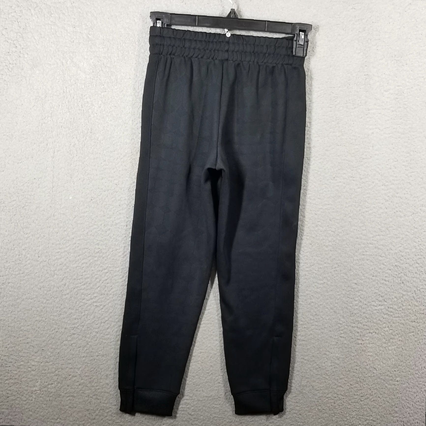 Nike Nike Pants Kid Small Black Hexagon Pattern Zip Pockets Joggers Cuffs FD3127-010 Size US 29 - 2 Thumbnail