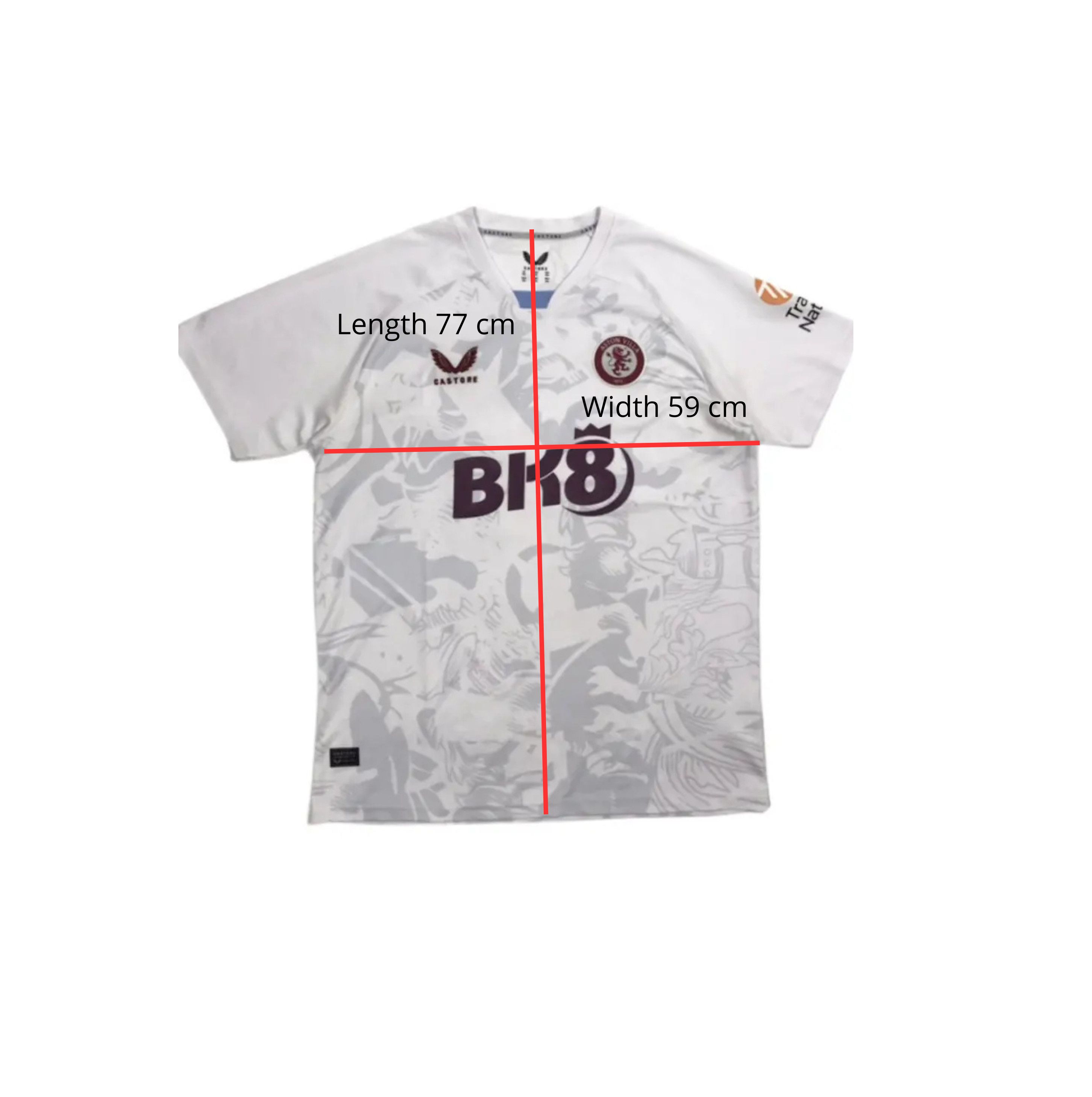 Castore Aston Villa 2023-24 Away Jersey by Castore BK8 Size XXL Size US XXL / EU 58 / 5 - 3 Thumbnail