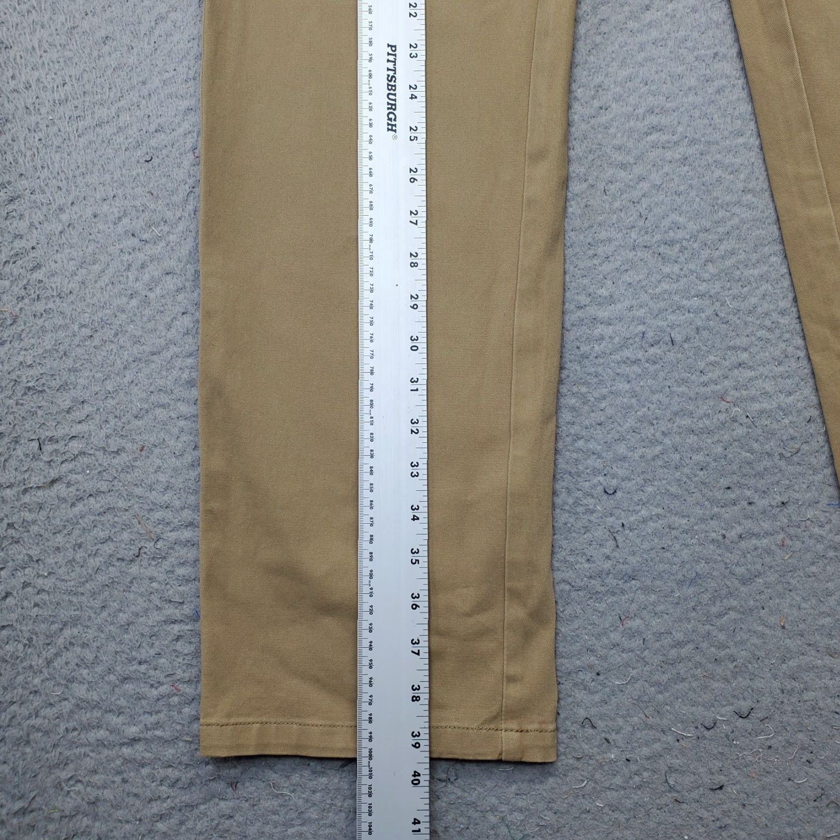 Dockers DOCKERS Mens Chino Pants 34 Tan 360 Flex Comfort Straight Leg Vintage: No Size US 34 / EU 50 - 3 Thumbnail
