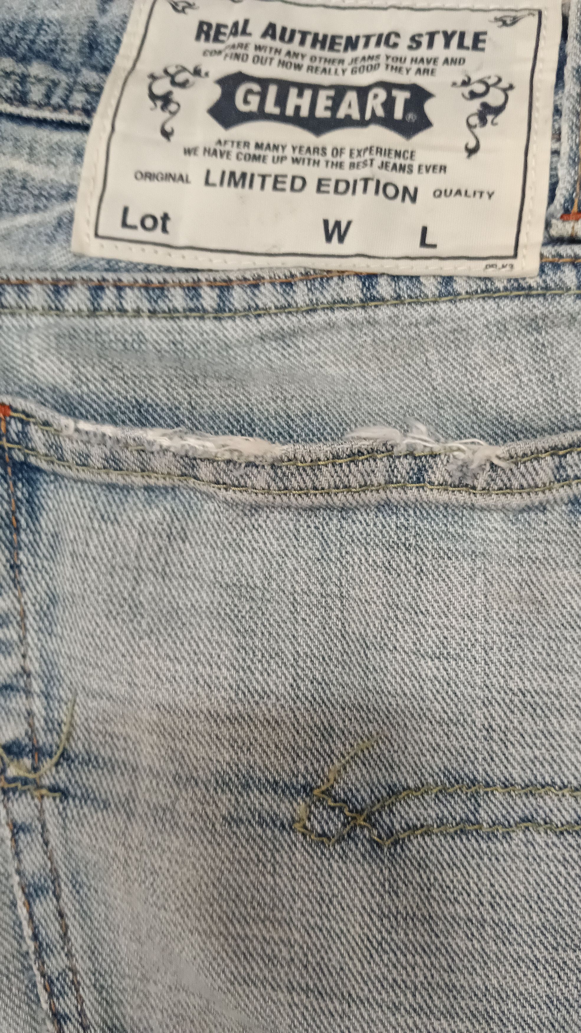 Iron Heart GLHEART Limited Edition Distressed Flare Denim Size US 30 / EU 46 - 12 Thumbnail