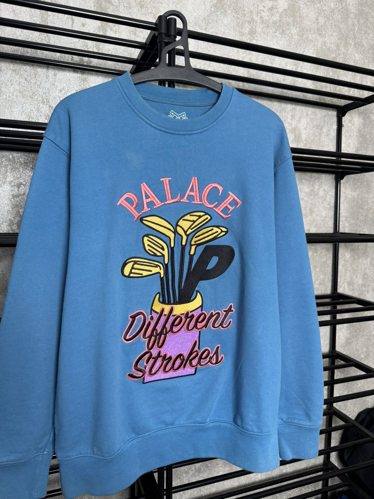 Palace Palace Skateboards DIF Strokes Crew Sweatshirt Size US M / EU 48-50 / 2 - 2 Thumbnail