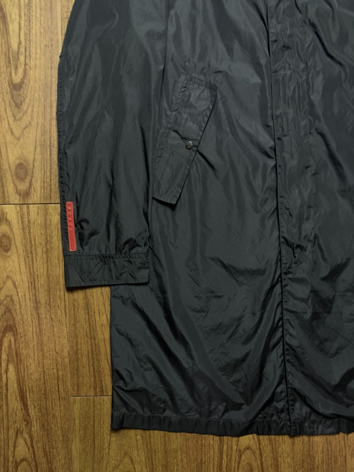Prada 2000s Prada Sport Nylon Long Coat Jacket Size US M / EU 48-50 / 2 - 2 Thumbnail