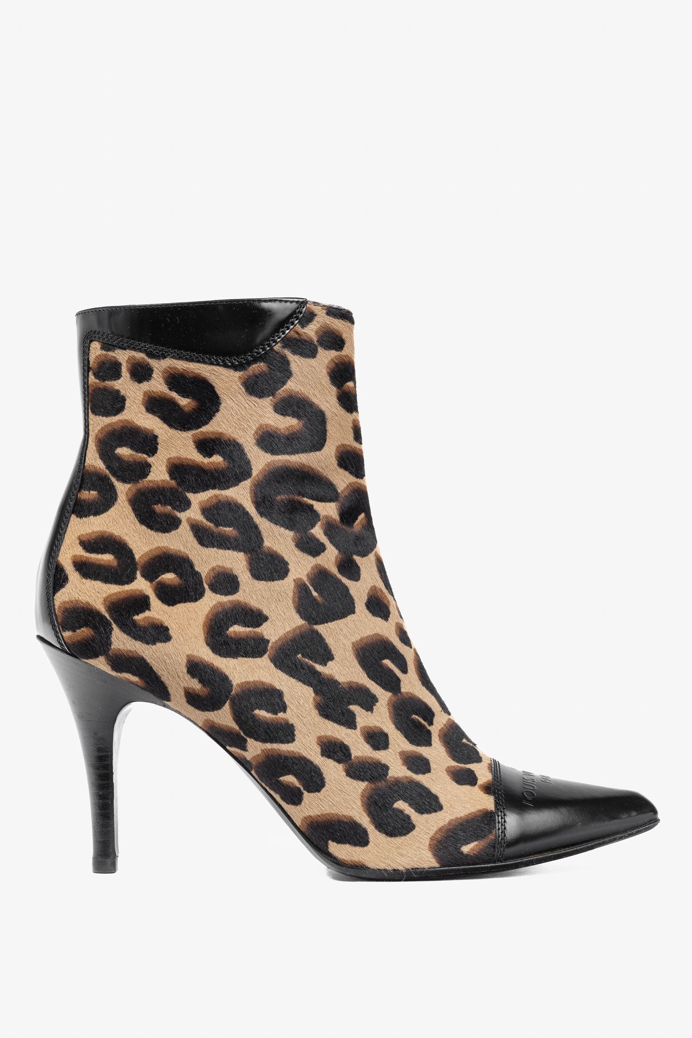 Louis Vuitton Louis Vuitton Wild Leopard Calf-Hair & Leather Ankle Boots Size US 8.5 / IT 38.5 - 1 Thumbnail