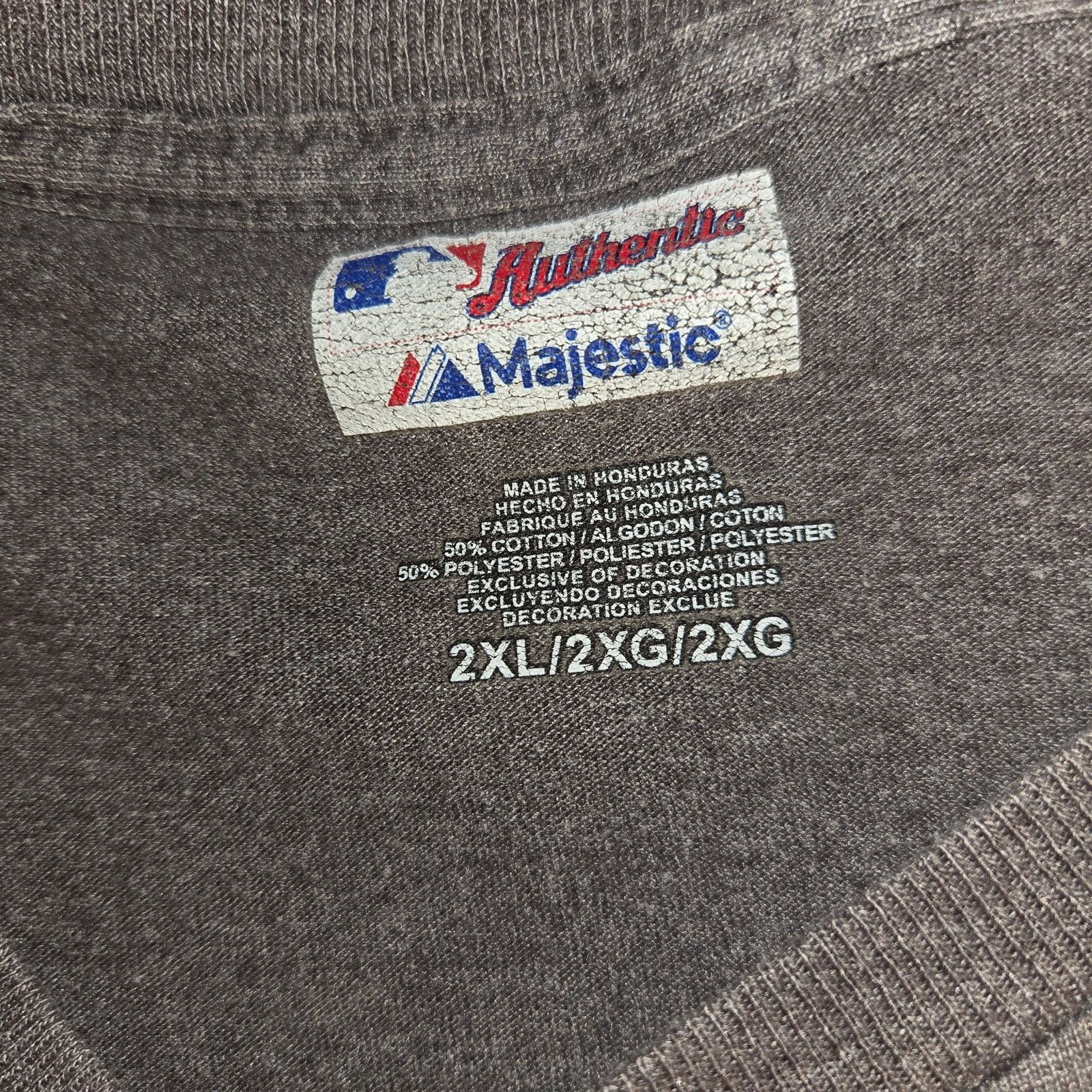 Majestic Vintage Majestic Kansas City Royals Grey T-Shirt - 2XL Size US XXL / EU 58 / 5 - 5 Thumbnail