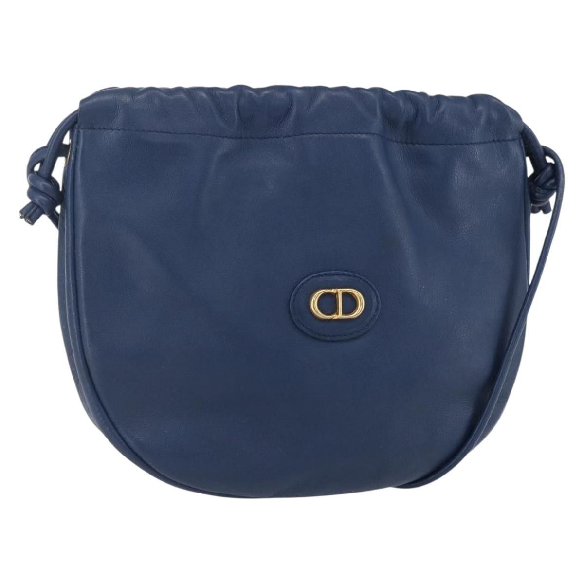 Dior Christian Dior Vintage CD Logo Shoulder Bag Leather Size ONE SIZE - 1 Thumbnail