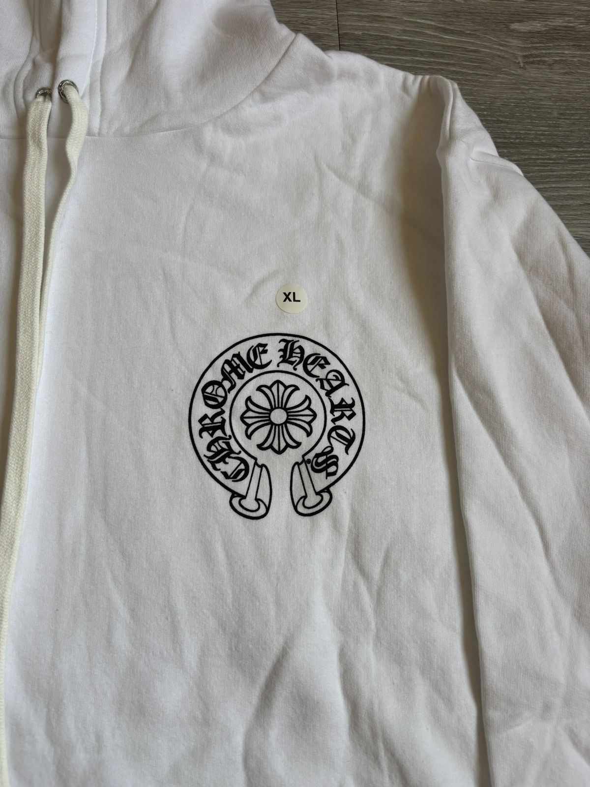 Chrome Hearts Chrome Hearts White Miami Horseshoe Hoodie Size US XL / EU 56 / 4 - 6 Thumbnail