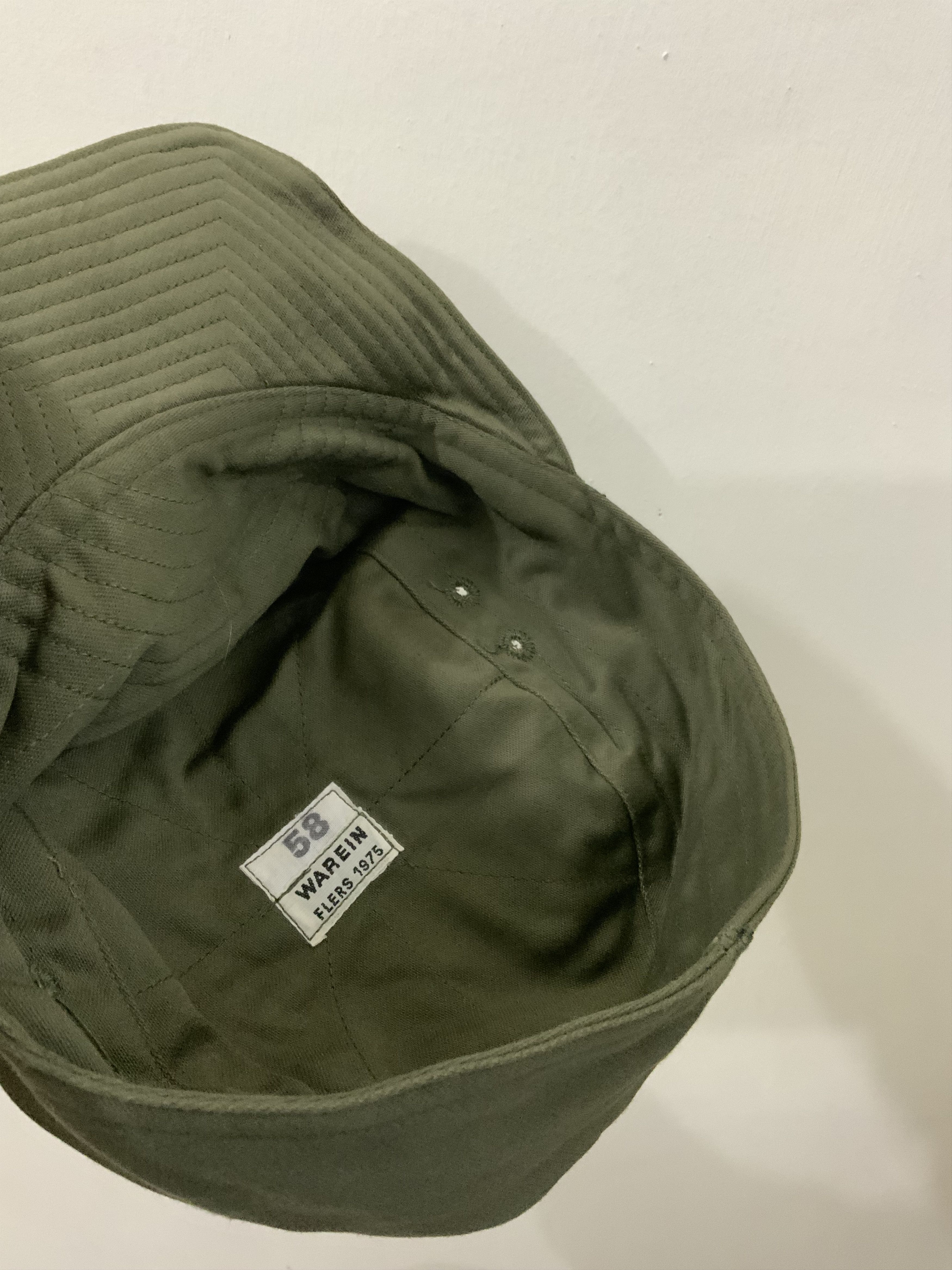 Vintage Vintage Warein Flers 1975 Military Bondage Hat Size ONE SIZE - 9 Thumbnail