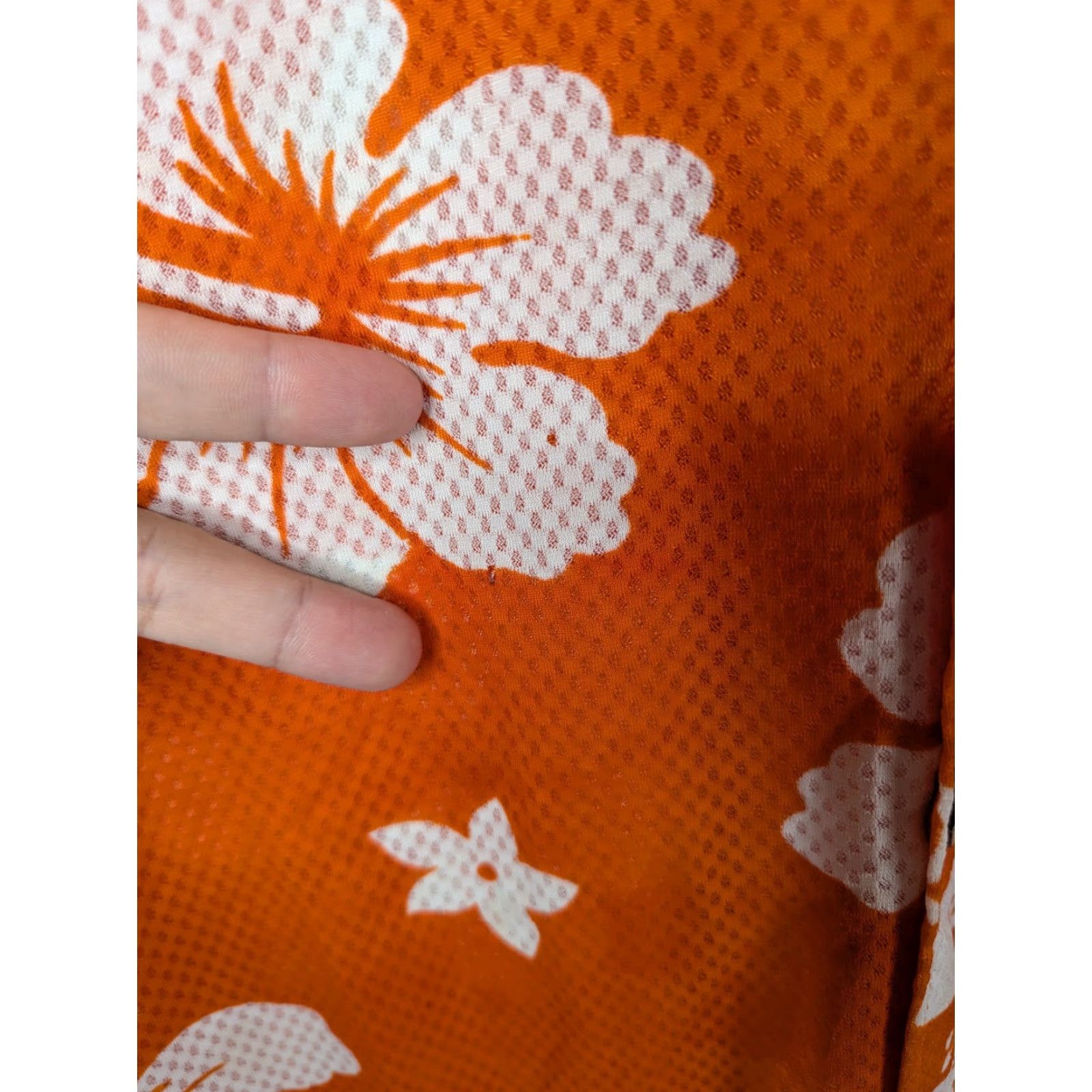 Vintage VINTAGE Check-In Men's Shirt Hawaiian Button-Up Orange XL Size US L / EU 52-54 / 3 - 3 Thumbnail