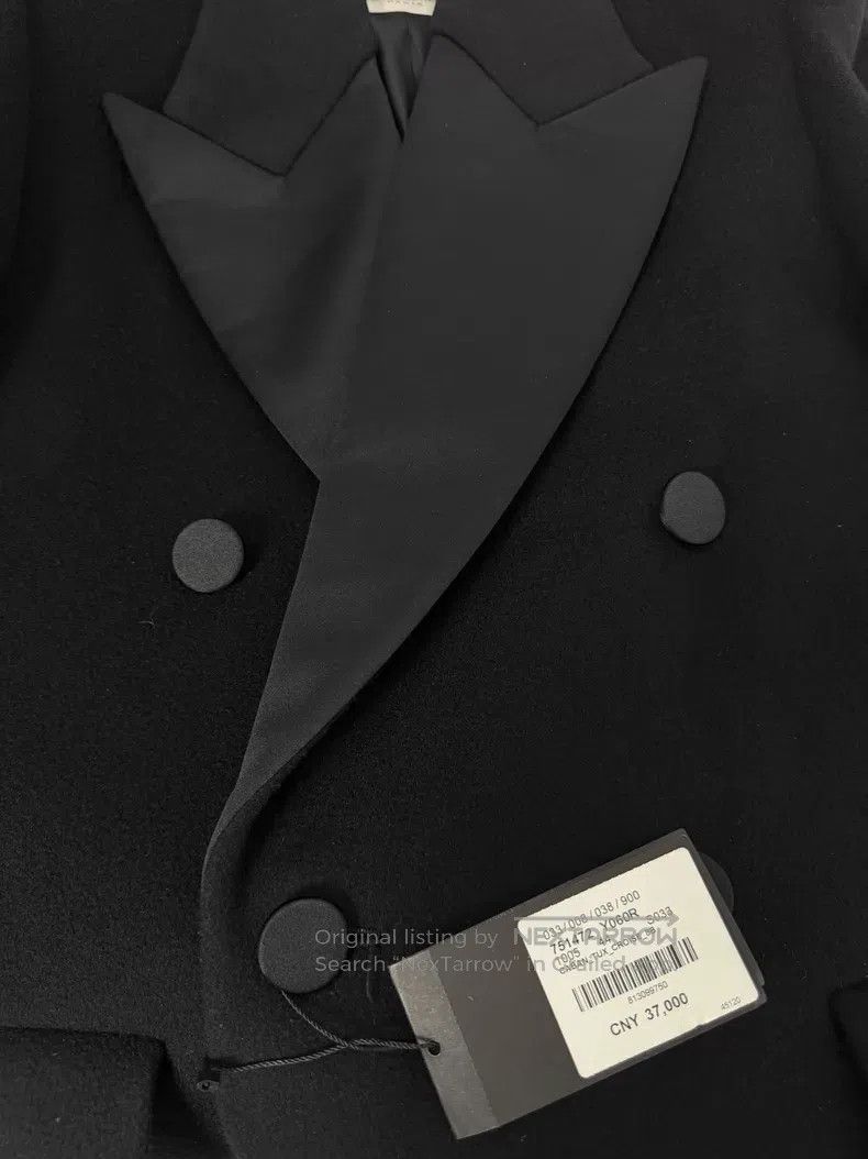Saint Laurent Paris Saint Laurent Paris Black Double-breasted Broad Shoulders Size US S / EU 44-46 / 1 - 3 Thumbnail