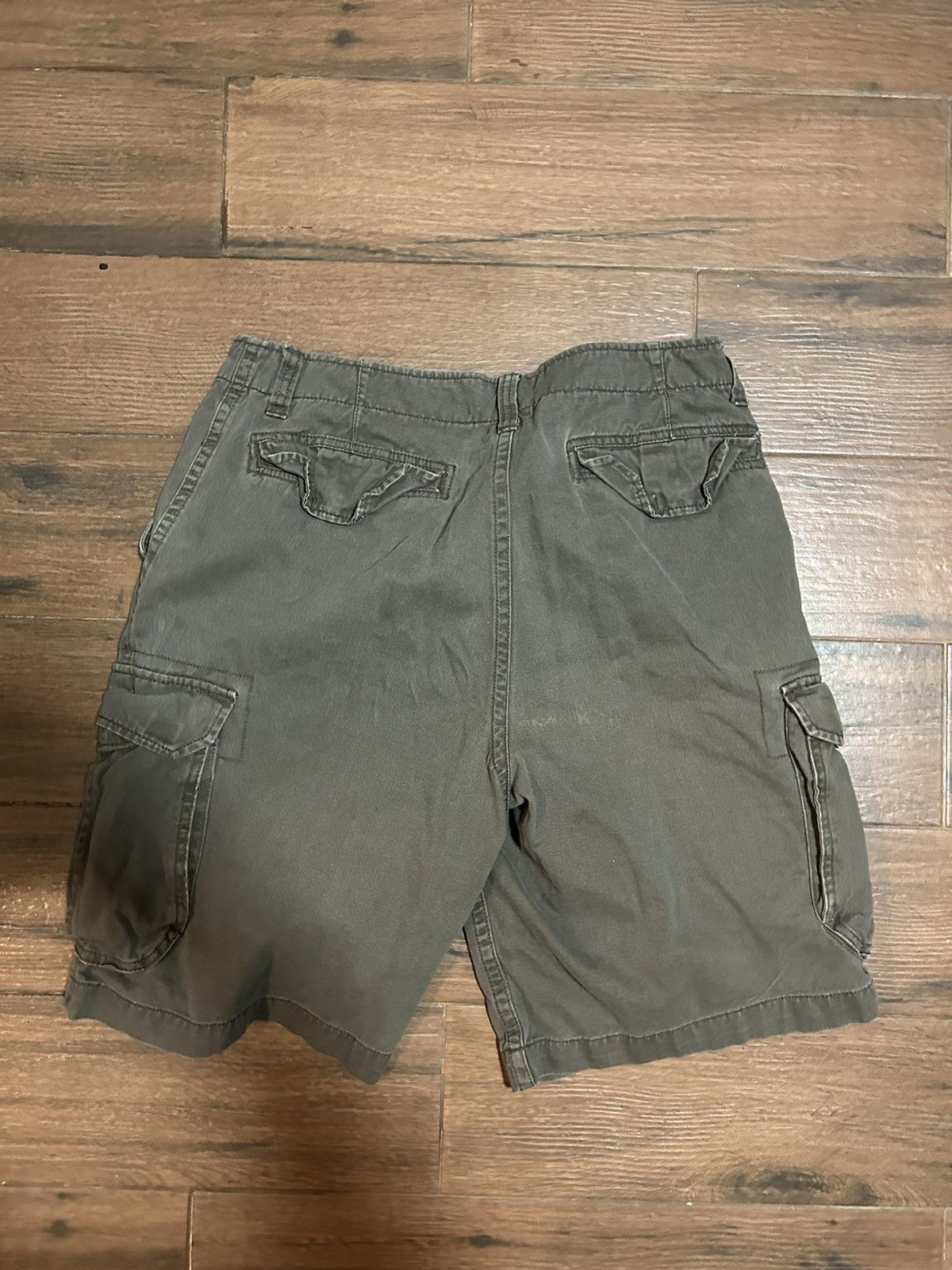 Faded Glory Grey Faded Glory Cargo Shorts Size US 34 / EU 50 - 2 Thumbnail