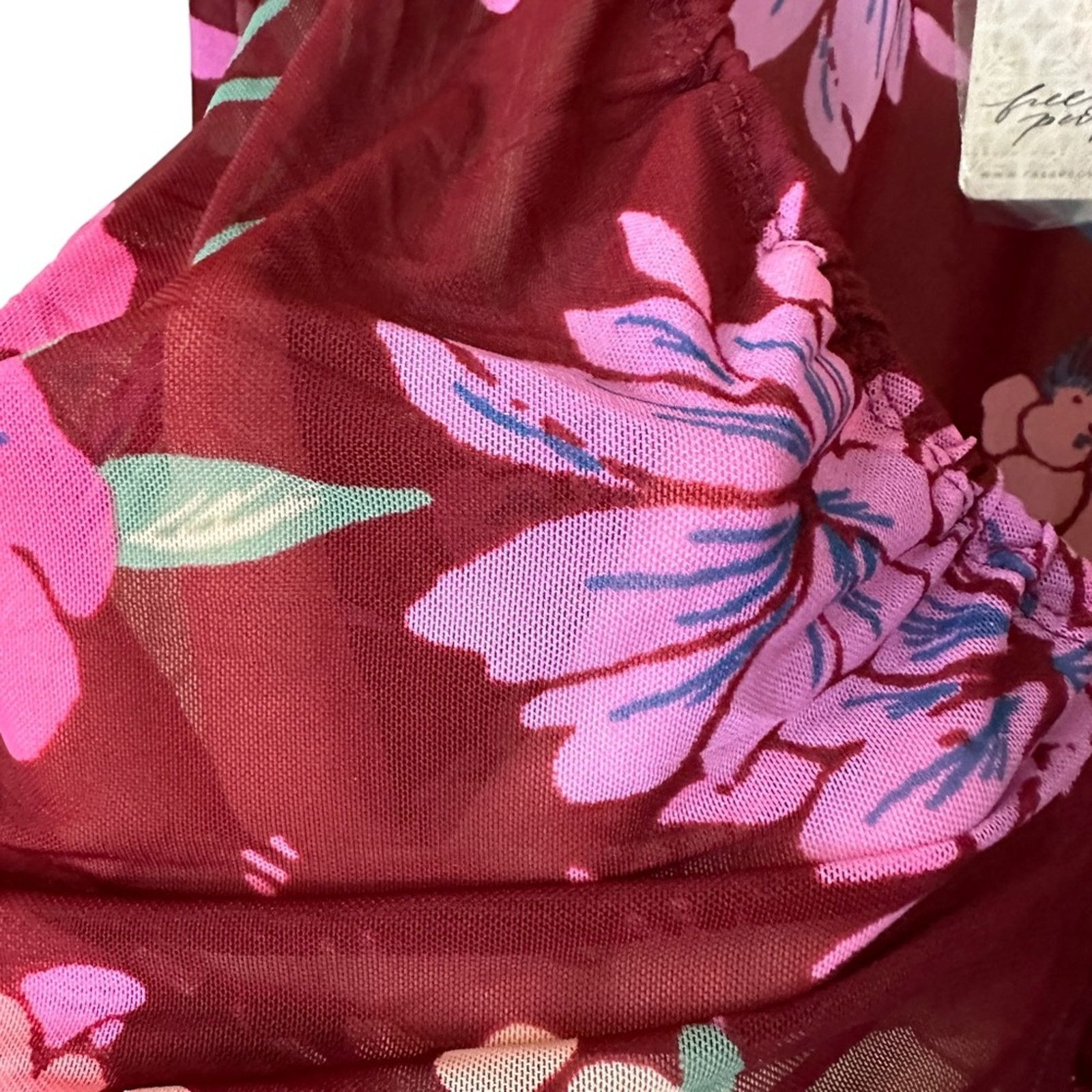 Free People Free People Floral Print Of Paradise Tie Front Crop Top Size S / US 4 / IT 40 - 5 Thumbnail