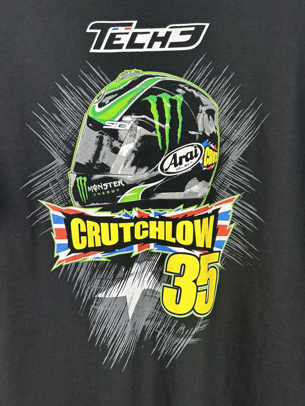 Vintage Vintage Monster Yamaha Tech3 Cal Crutchlow #35 Moto T-Shirt Size US L / EU 52-54 / 3 - 6 Thumbnail