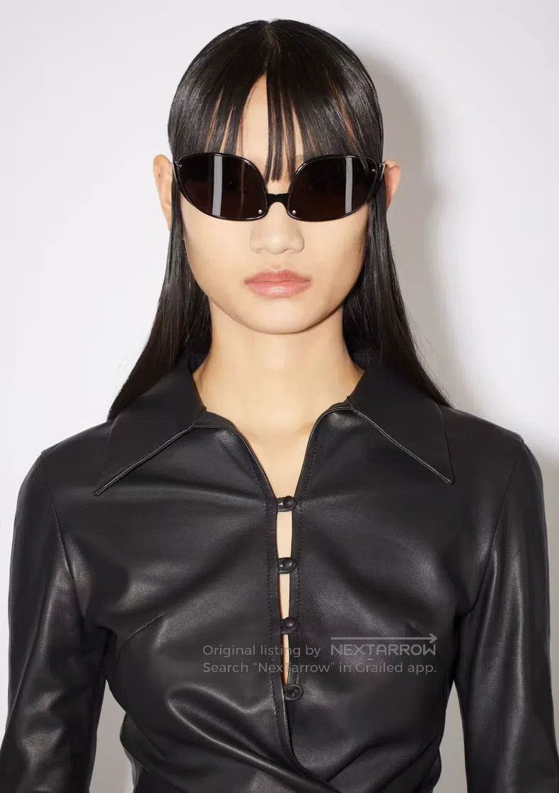 Acne Studios Acne Studios Black leather shirt Size S / US 4 / IT 40 - 7 Thumbnail