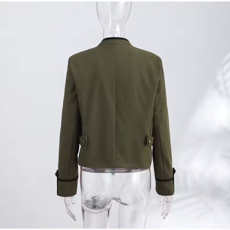Other Military Style Denim Jacket, Fitted Jean Jacket Size M / US 6-8 / IT 42-44 - 8 Thumbnail