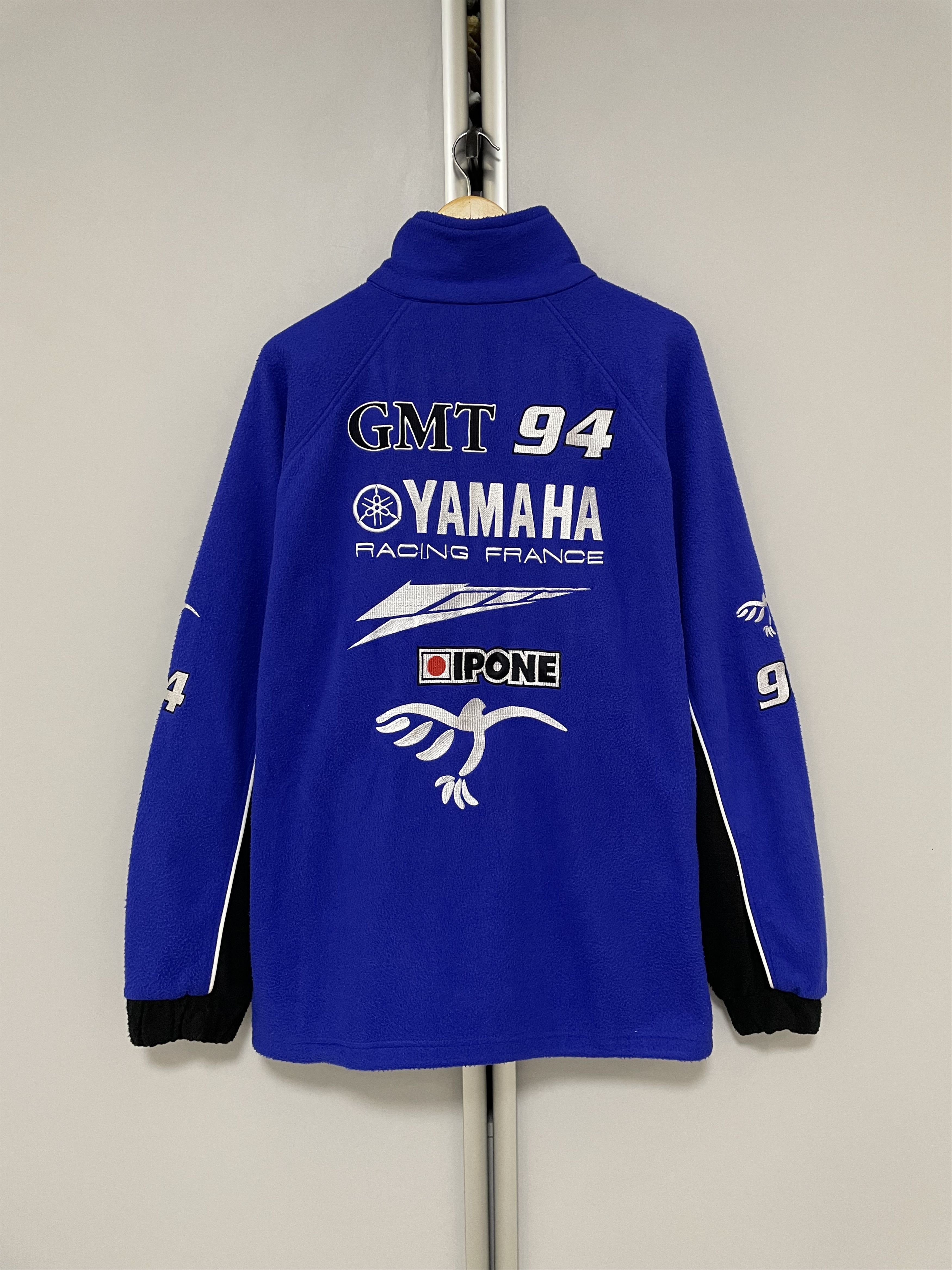 Yamaha YAMAHA GMT94 Vintage Fleece Jacket Rare Racing 90s Streetwea Size US XL / EU 56 / 4 - 3 Thumbnail