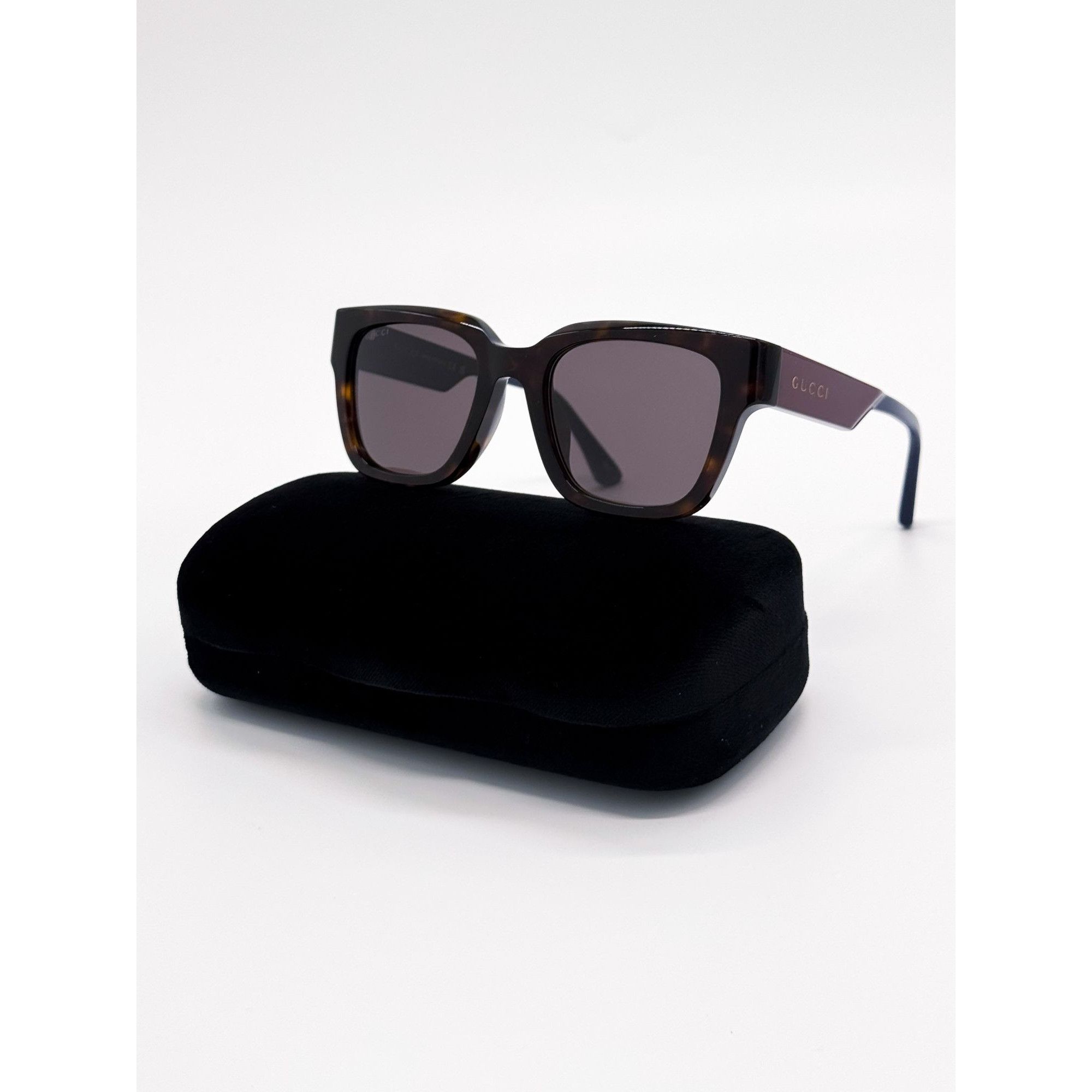 Gucci NEW GUCCI SUNGLASSES GG1670SK 002 HAVANA SQUARE MEN GUCCI Size ONE SIZE - 1 Thumbnail