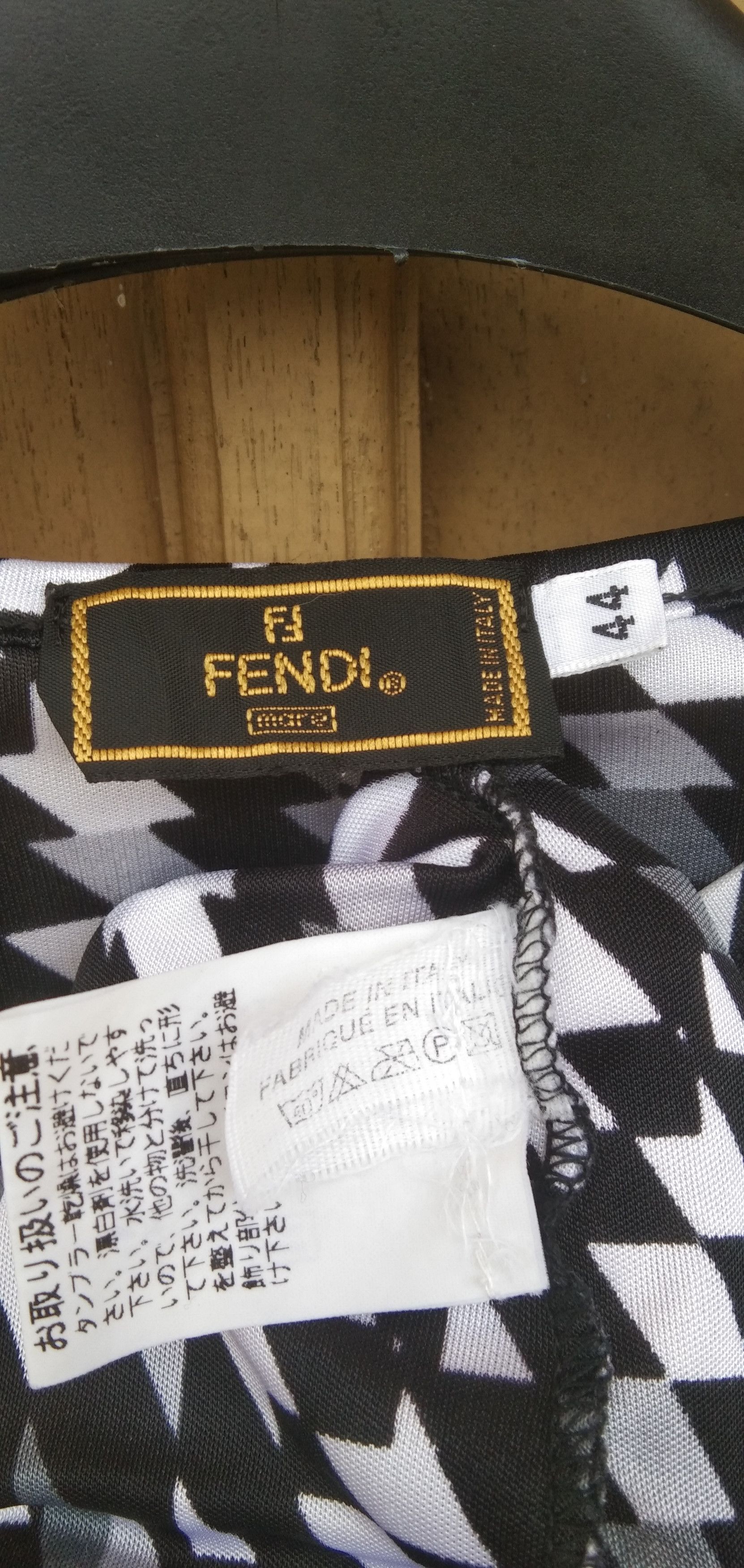 Fendi × Vintage Fendi mare tops blouse Size M / US 6-8 / IT 42-44 - 4 Thumbnail