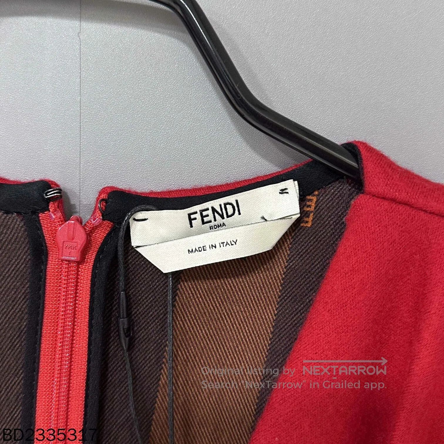Fendi FENDI Sleeveless Red Dress. Size US S / EU 44-46 / 1 - 4 Thumbnail