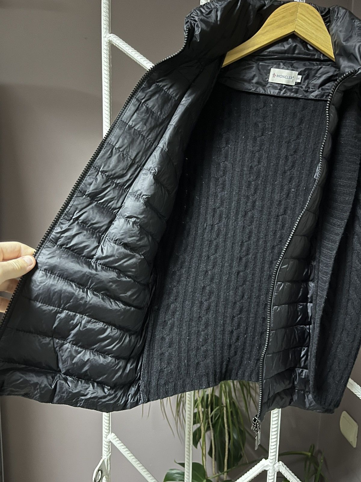 Moncler Moncler Wool & Cashmere Puffer Sweater Size S / US 4 / IT 40 - 8 Thumbnail