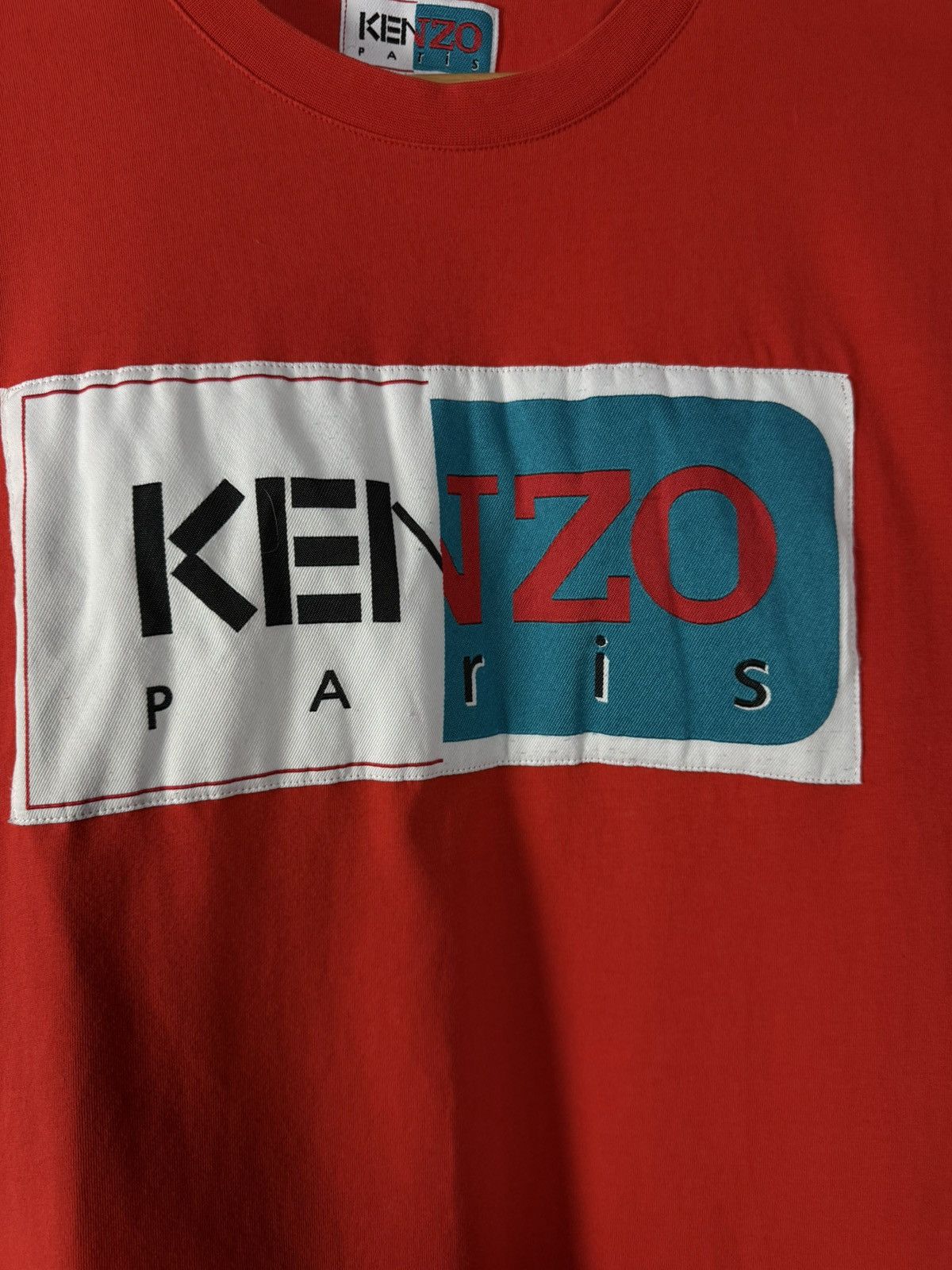 Kenzo Kenzo Momento Collection luxury designer center logo tee Size US S / EU 44-46 / 1 - 3 Thumbnail