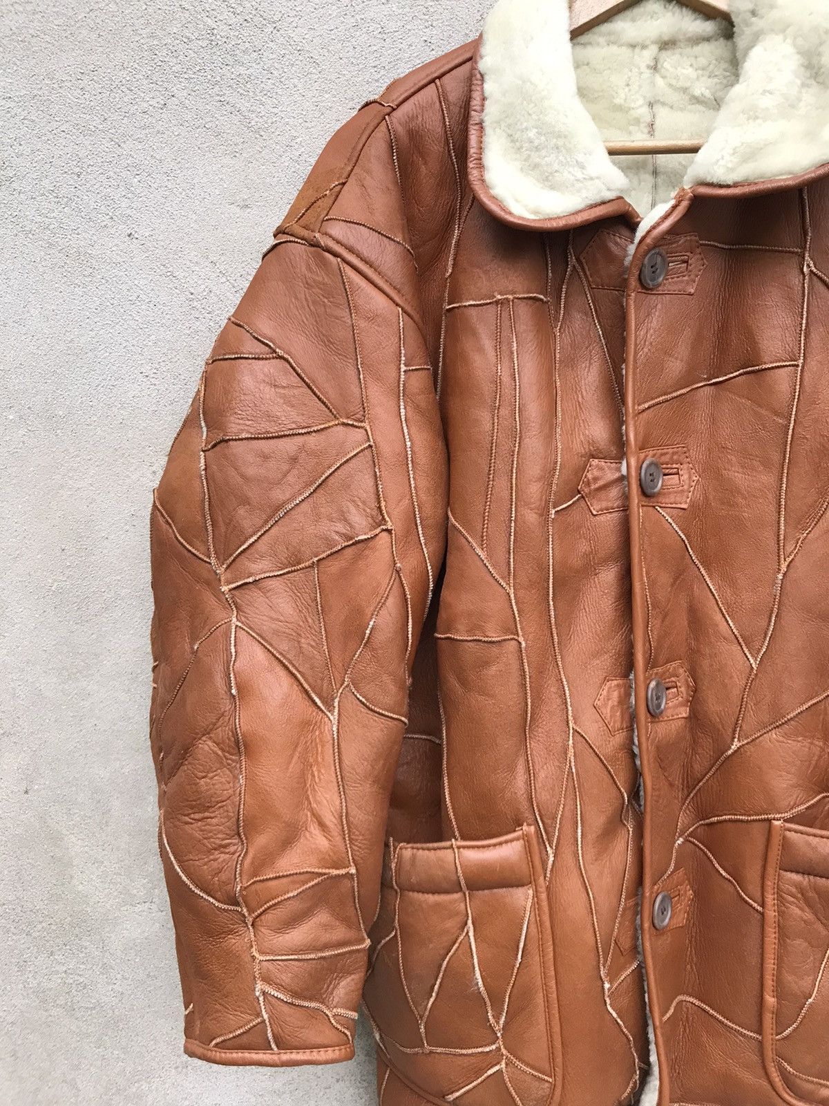 Genuine Leather GENUINE LEATHER FUR SHERPA JACKET Size US L / EU 52-54 / 3 - 7 Thumbnail