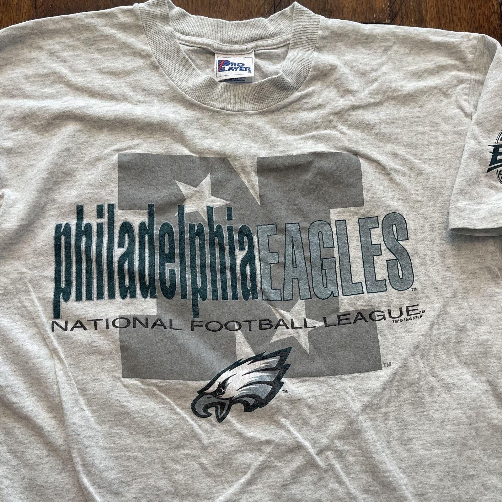 Vintage Philadelphia Eagles Shirt Mens XL NFL Pro Player 90s