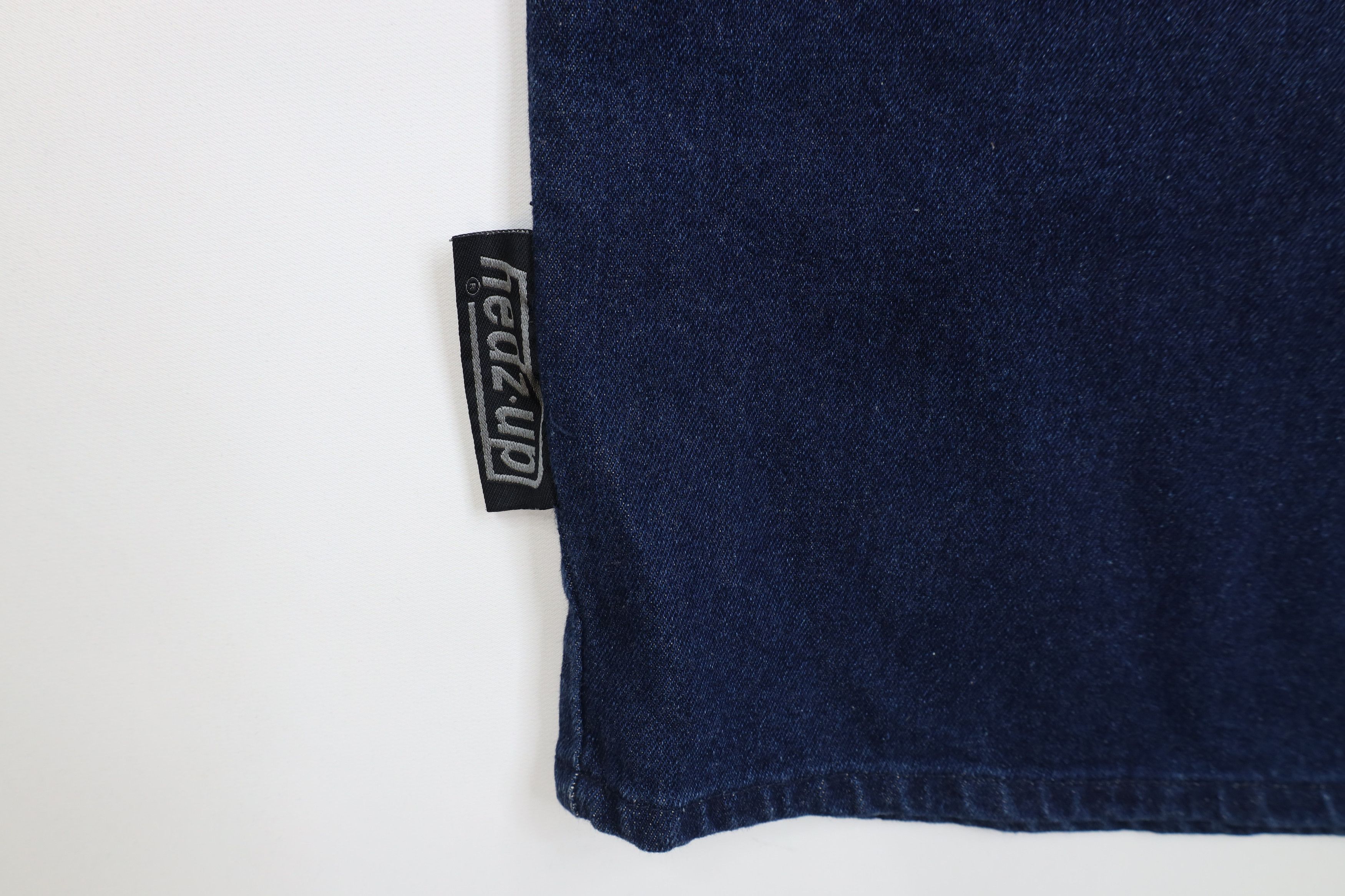 Vintage Deadstock Vintage 90s Streetwear Fit Denim Jean Shorts Blue Size US 40 / EU 56 - 5 Thumbnail