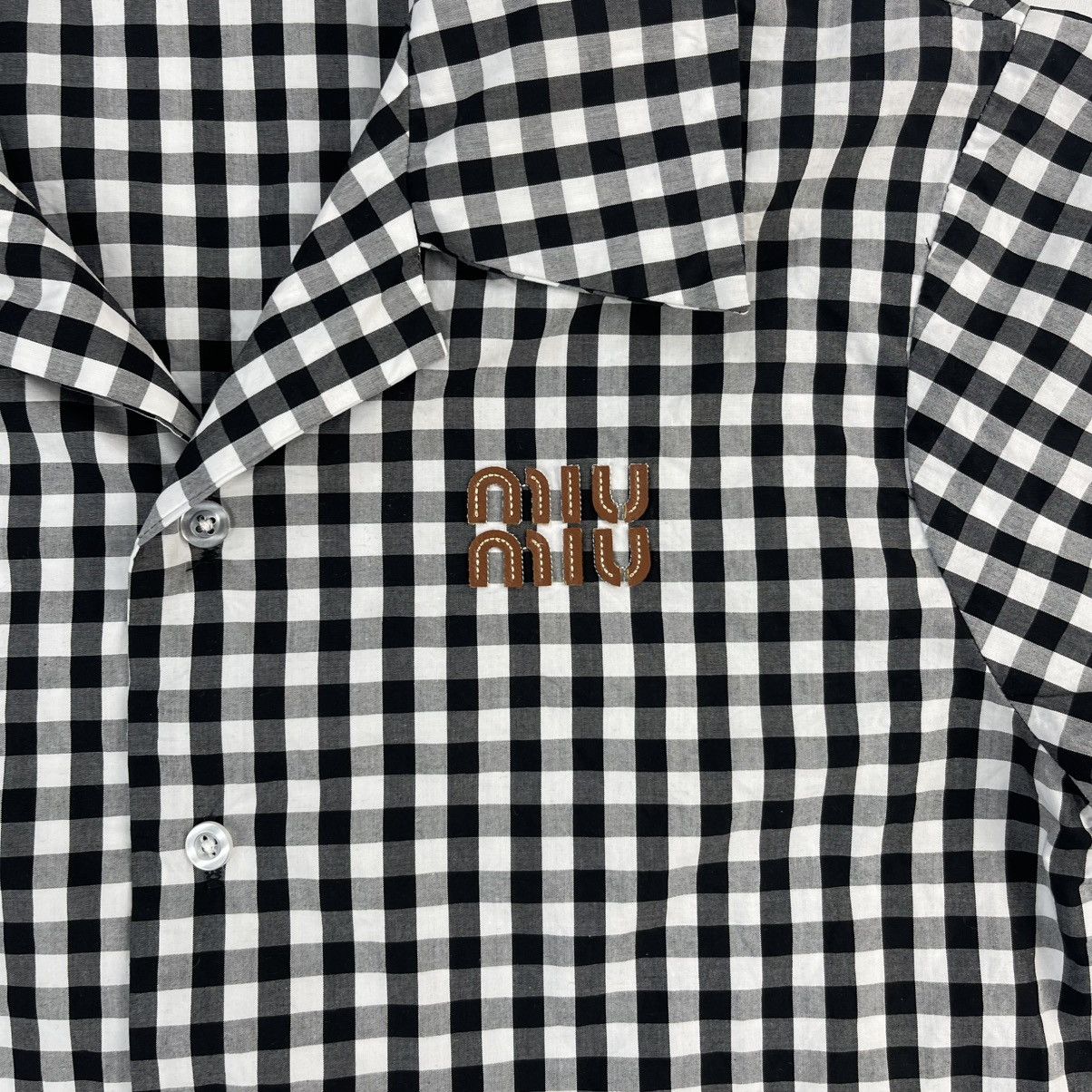 Miu Miu MIU MIU Short Sleeve Shirt Size S / US 4 / IT 40 - 5 Thumbnail