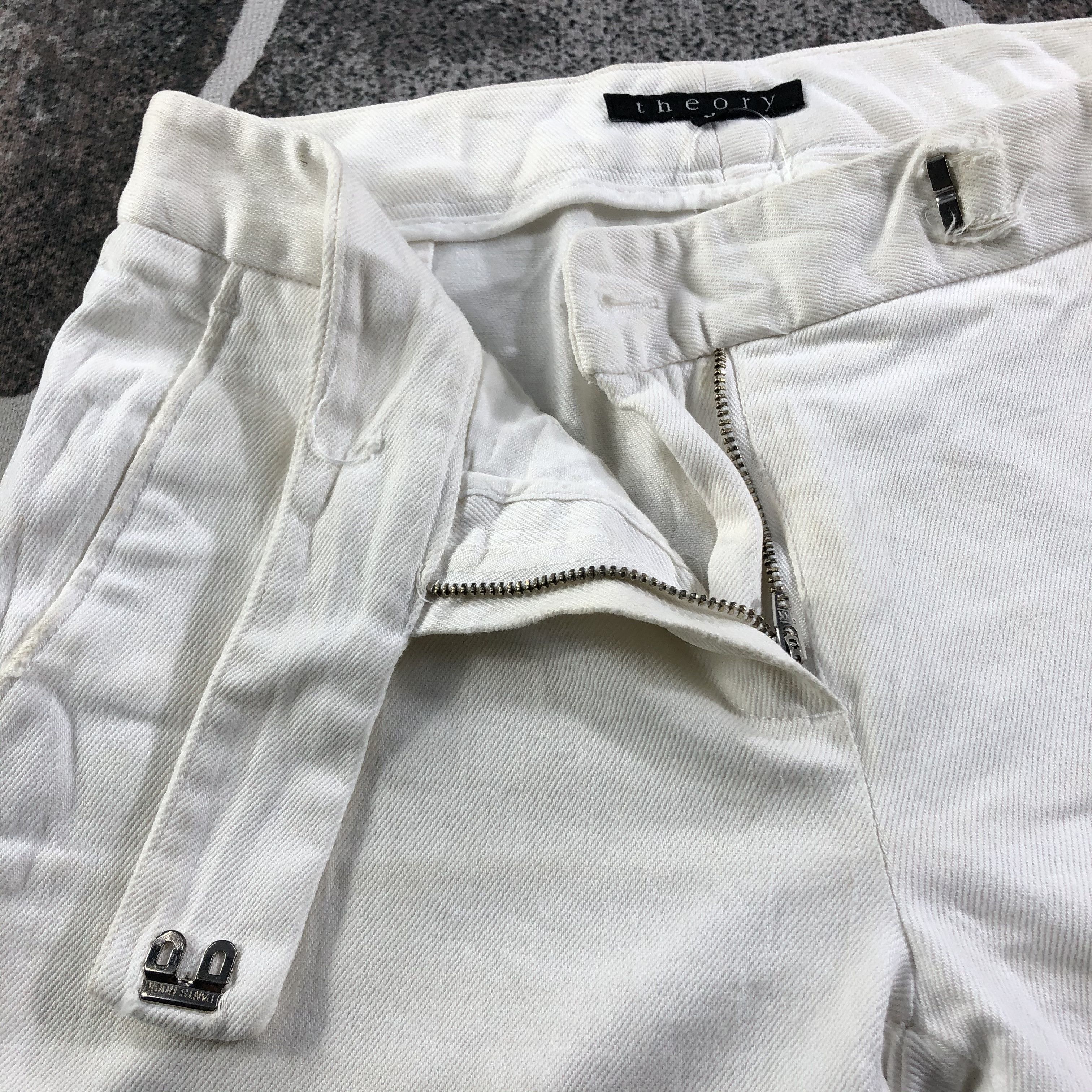 Theory Theory Jeans White Flare Denim KJ1765 Size 29" - 6 Thumbnail