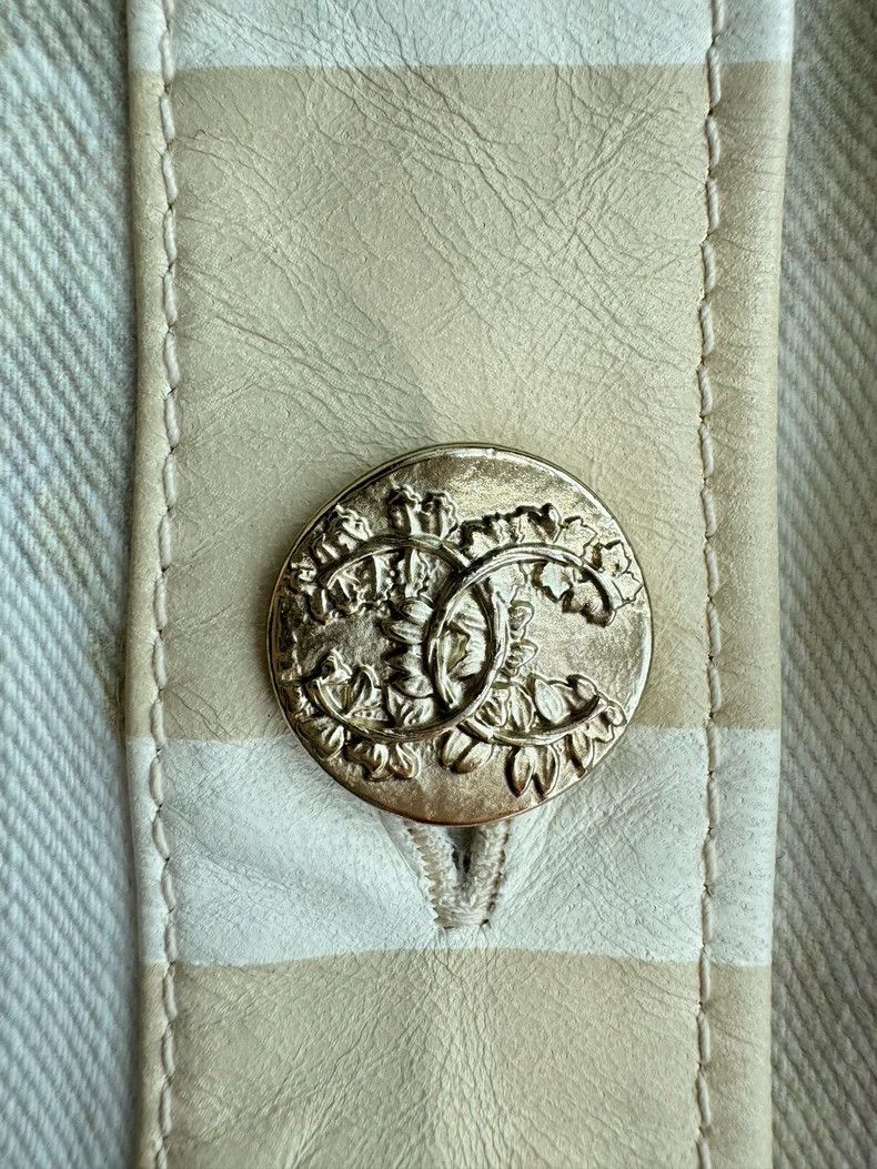 Chanel Chanel Greek series Double C gold coin buckle floral stitch Size XXS / US 00 / IT 34 - 4 Thumbnail