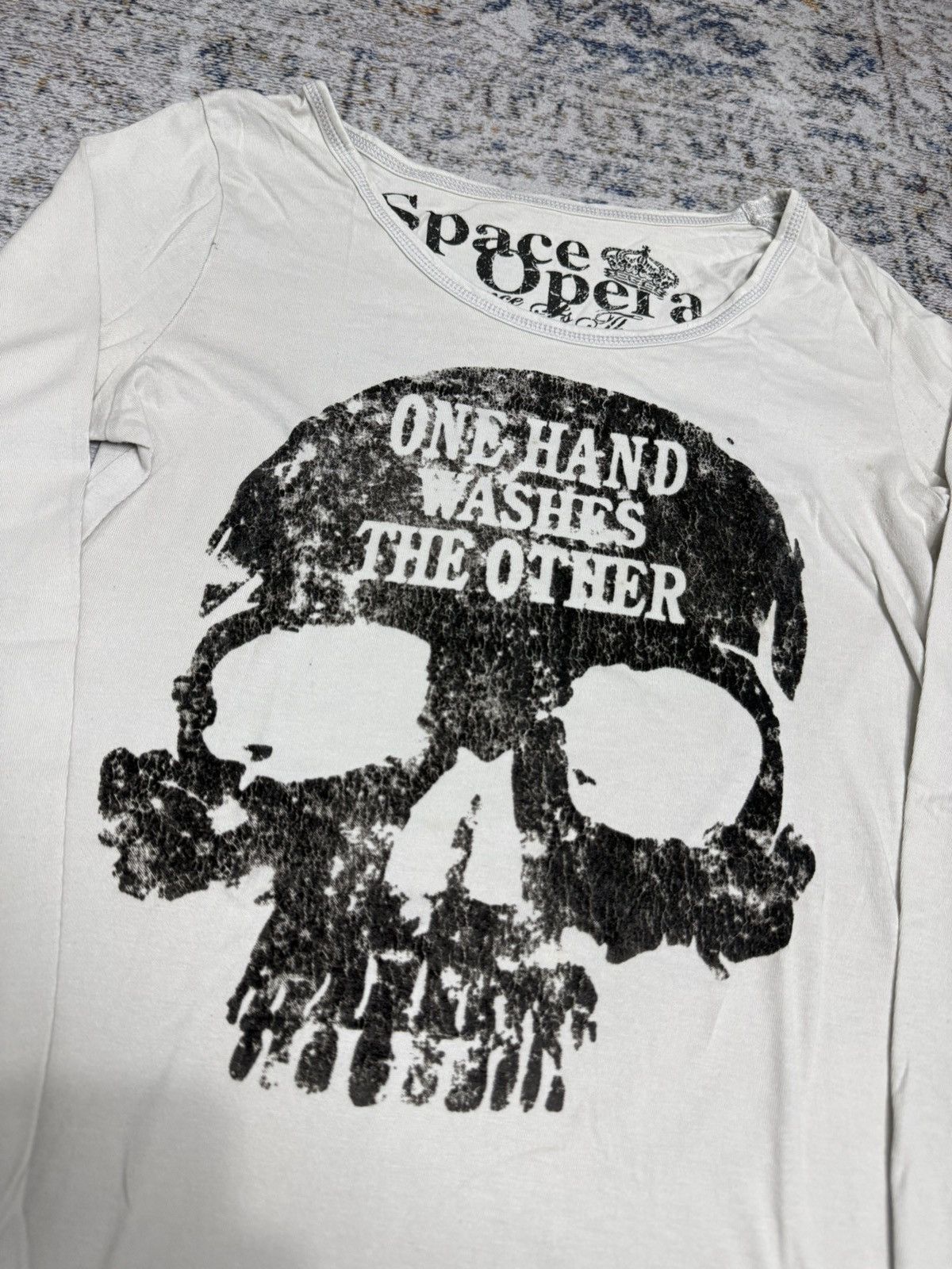 Japanese Brand Space opera skull art ifsix long sleeve Size M / US 6-8 / IT 42-44 - 3 Thumbnail