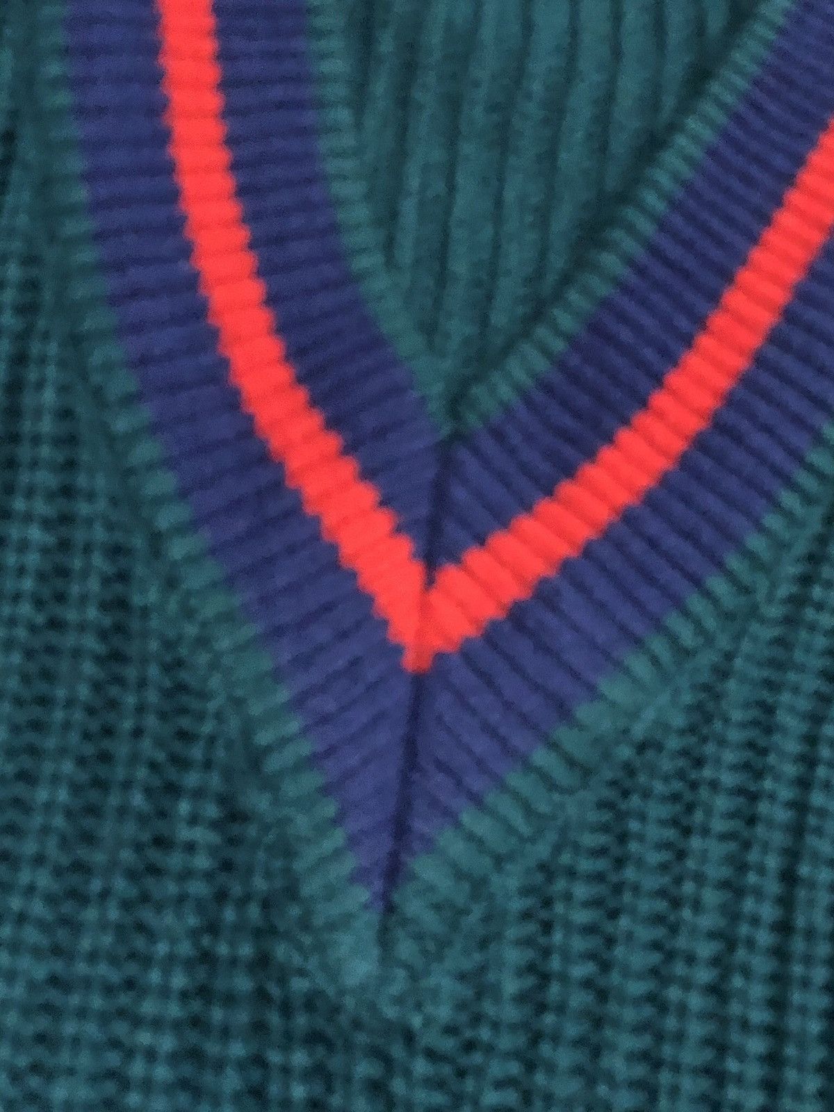 Vintage 90s McGregor Vneck Knit Sweater Size US L / EU 52-54 / 3 - 2 Thumbnail
