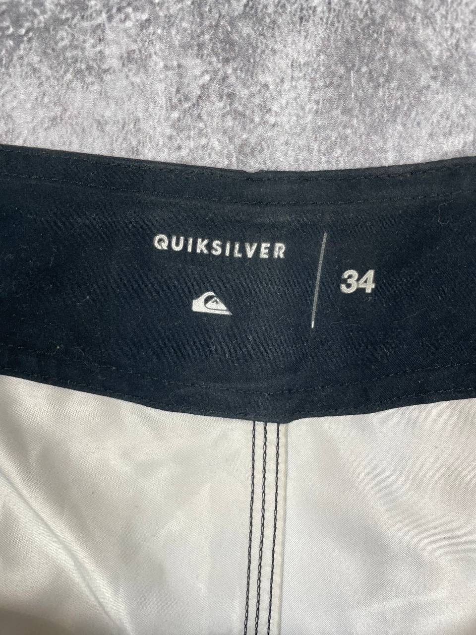 Quiksilver Quiksilver Men Board Shorts Surf Swim Black Grey Striped Size US 34 / EU 50 - 4 Thumbnail