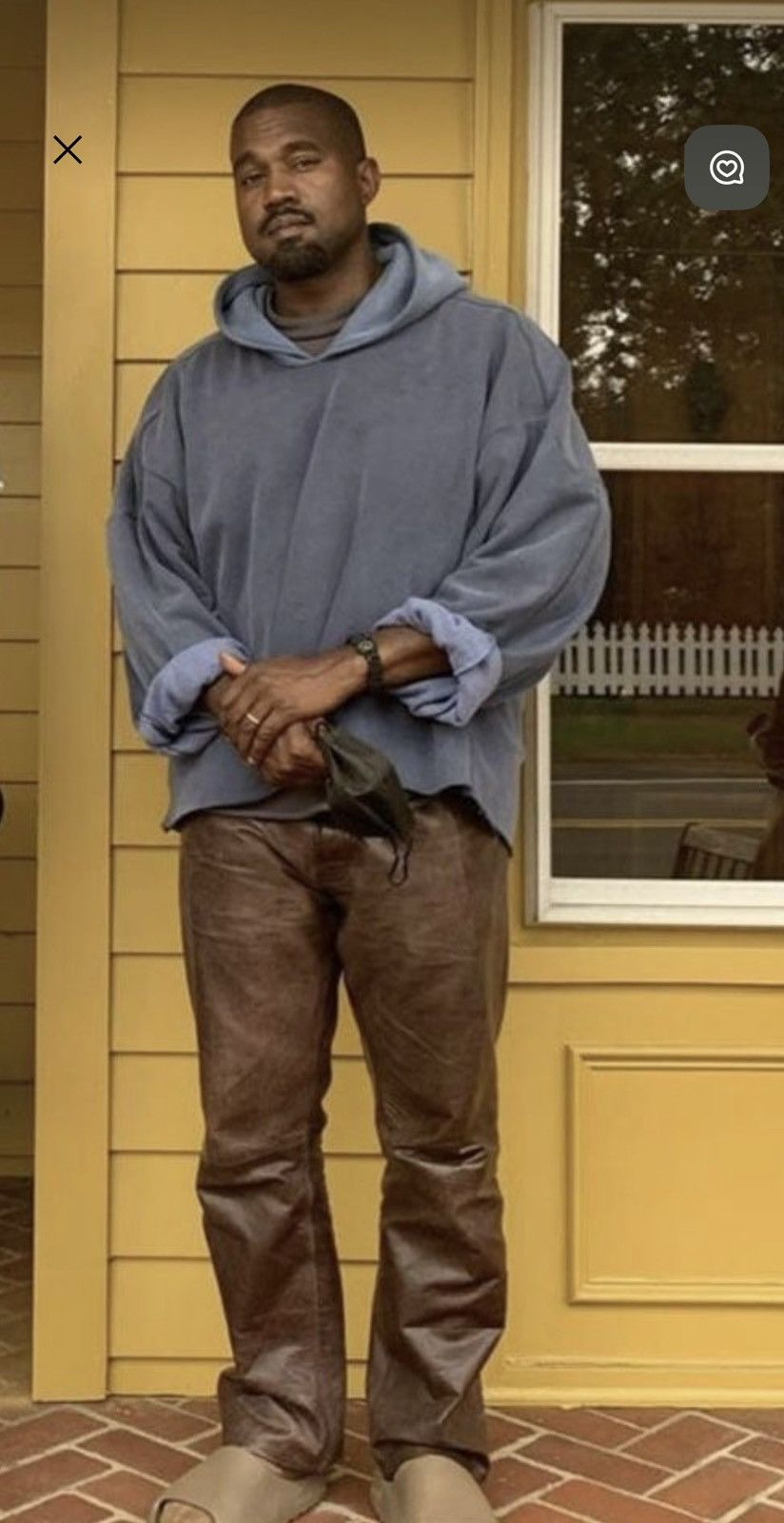 Gap × Yeezy Gap vintage leather pants Size US 38 / EU 54 - 9 Thumbnail